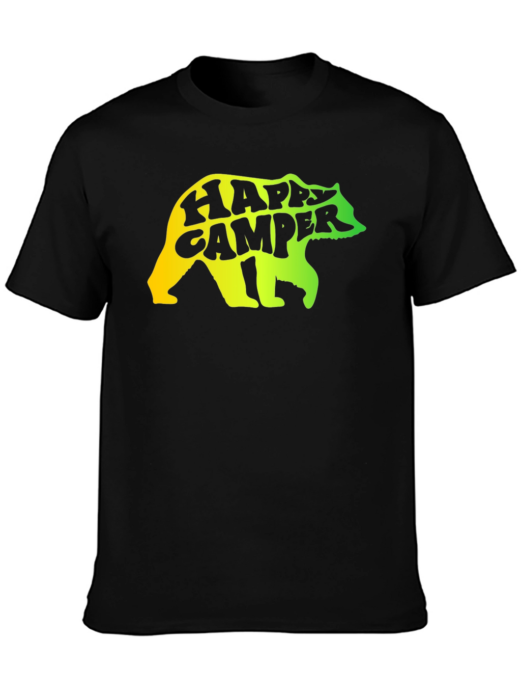 Happy Camper Bear Graphic Tee