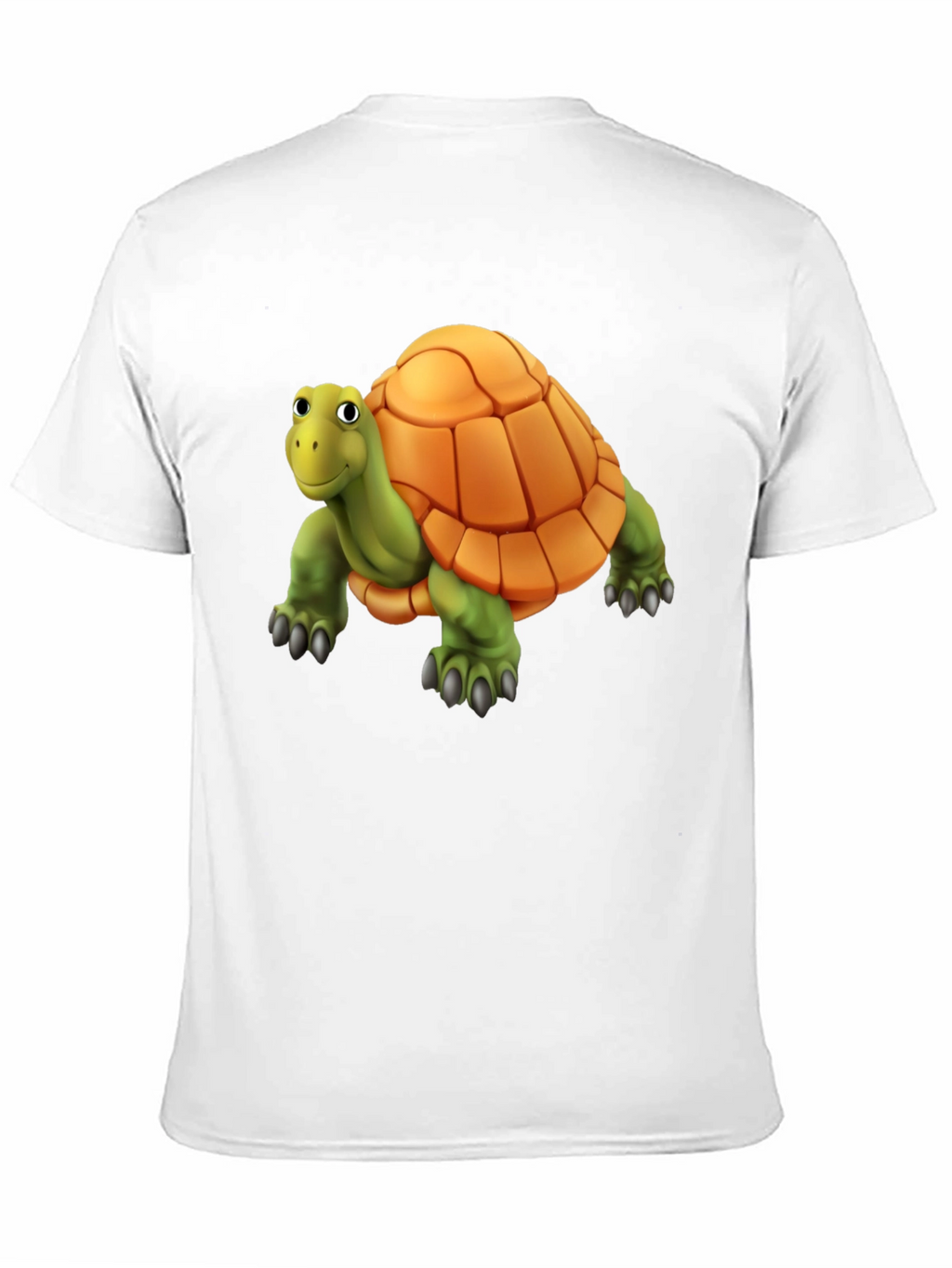Cartoon Turtle Graphic T-Shirt