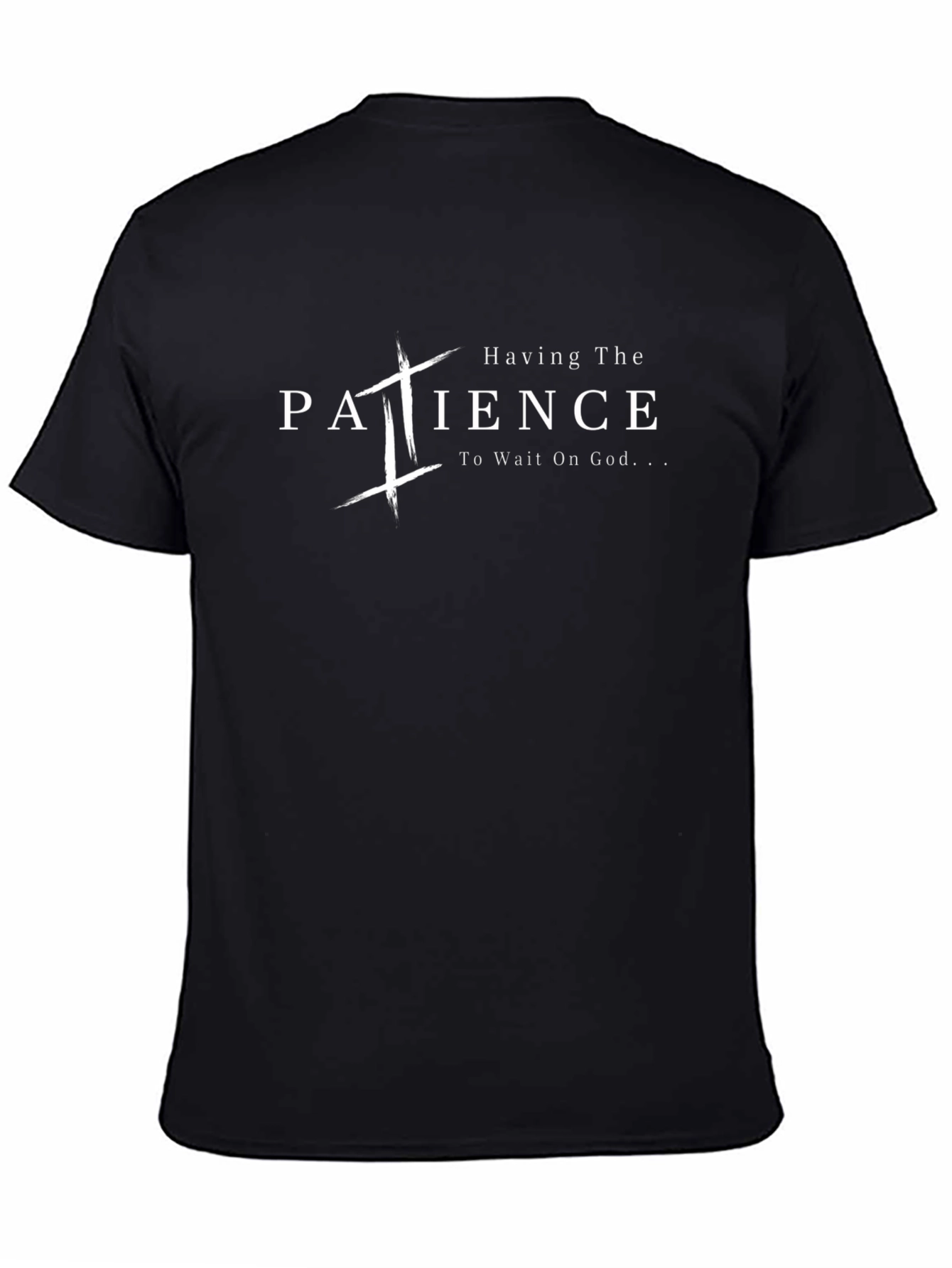 Patience Christian T-Shirt - Wait On God