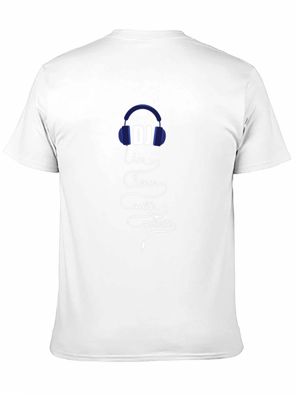 DJ In Love With My Music Black T-Shirt