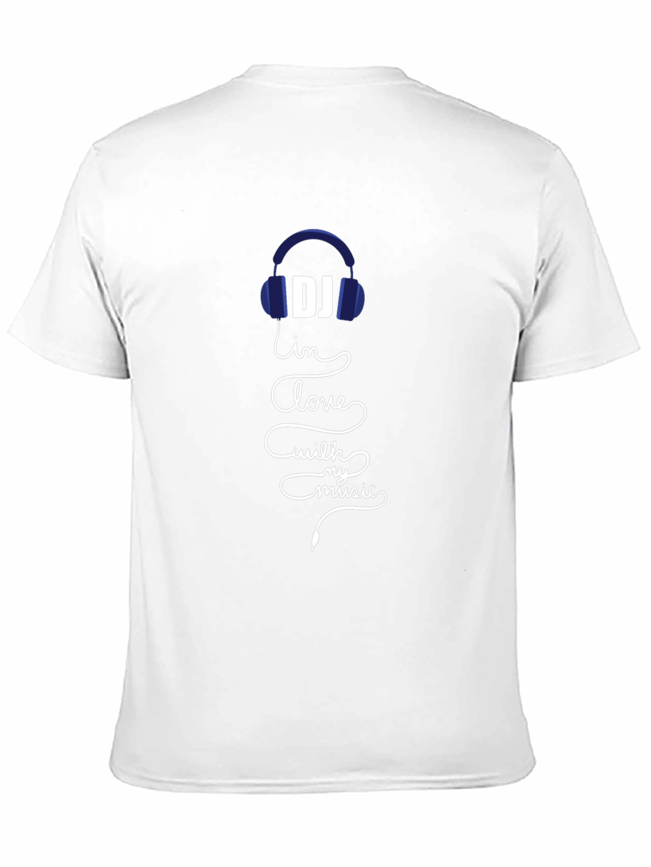 DJ In Love With My Music Black T-Shirt
