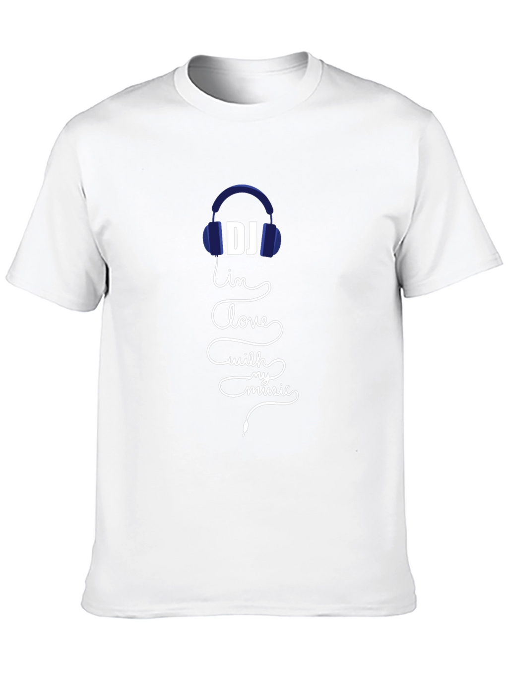 DJ In Love With My Music Black T-Shirt