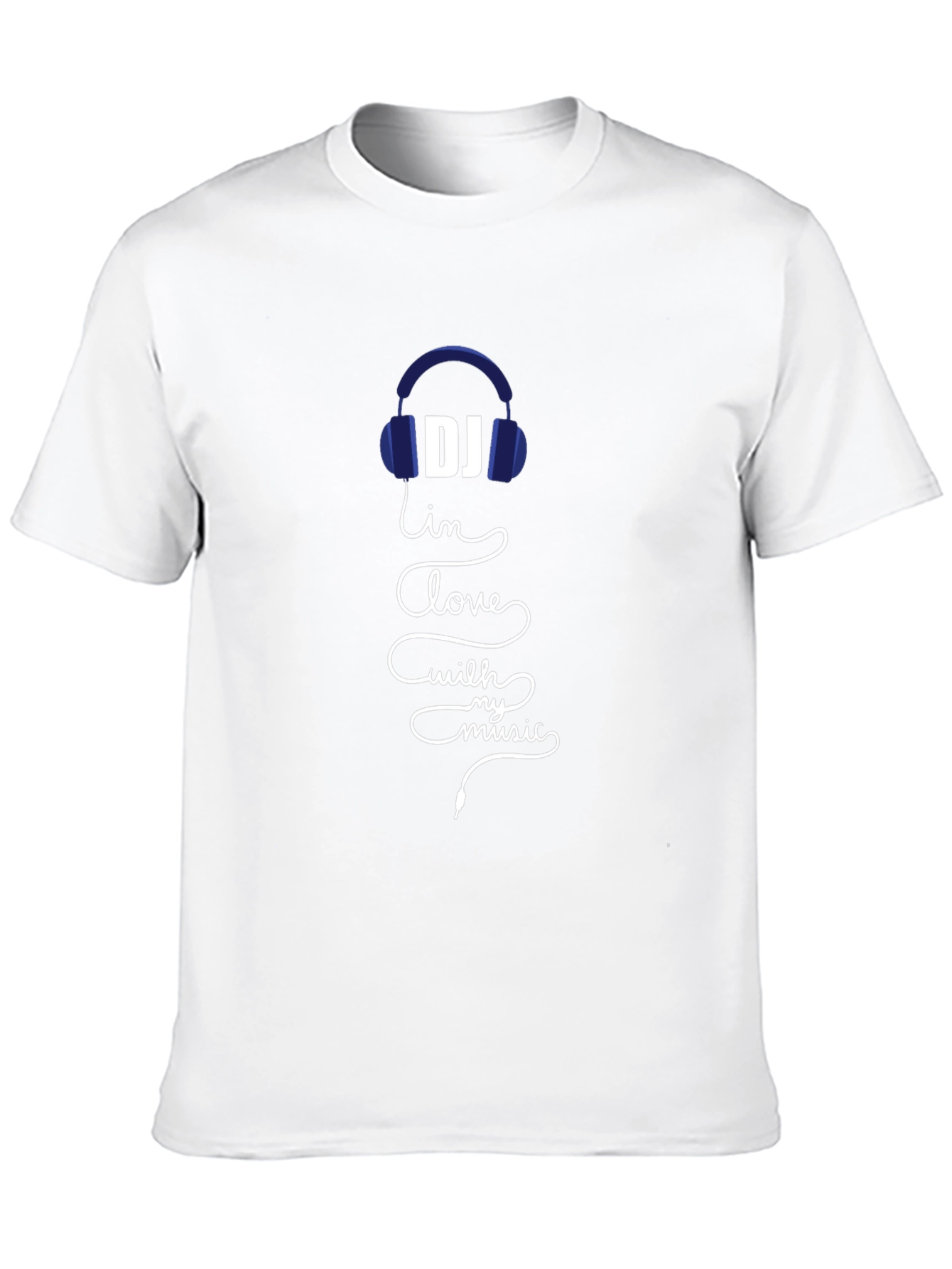 DJ In Love With My Music Black T-Shirt