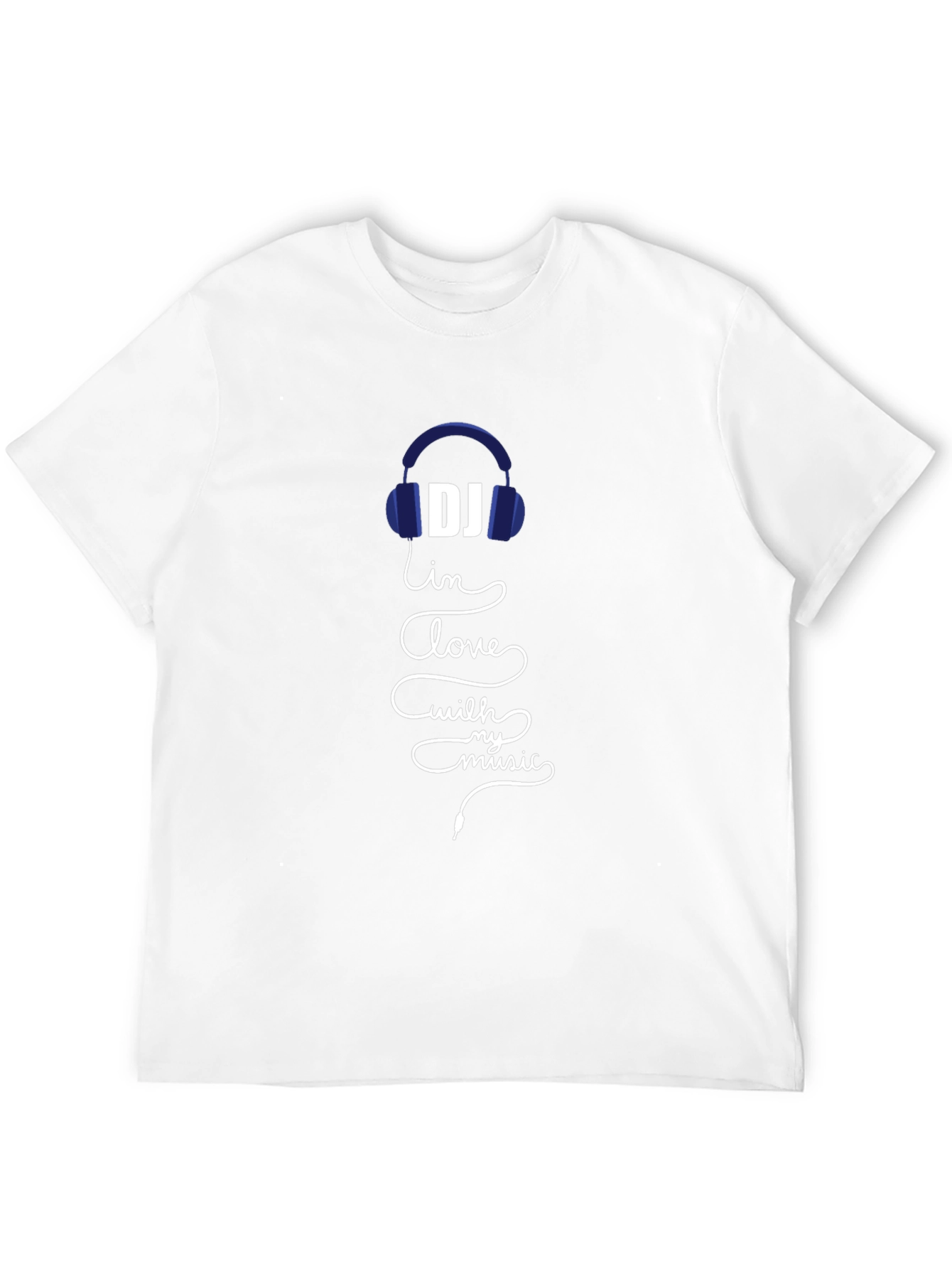 DJ In Love With My Music Black T-Shirt