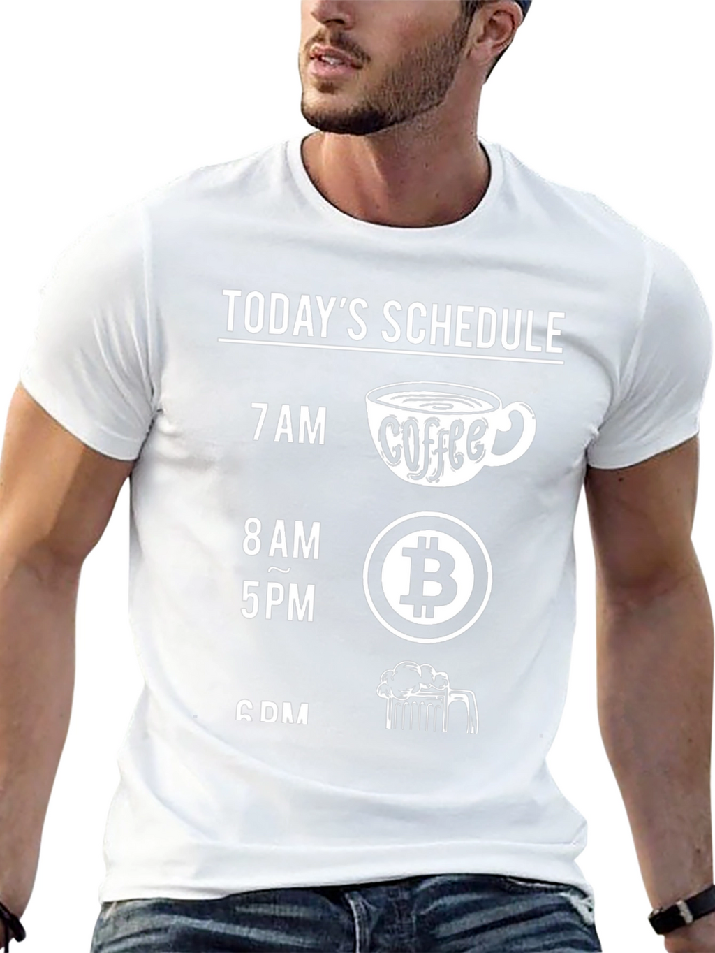 Humorous Todays Schedule T-Shirt