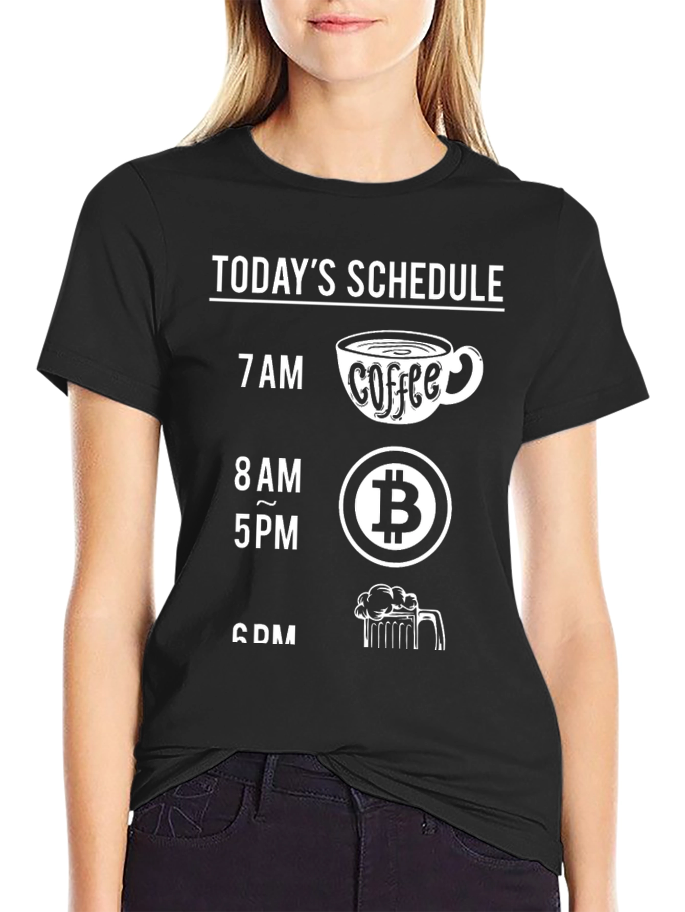 Humorous Todays Schedule T-Shirt