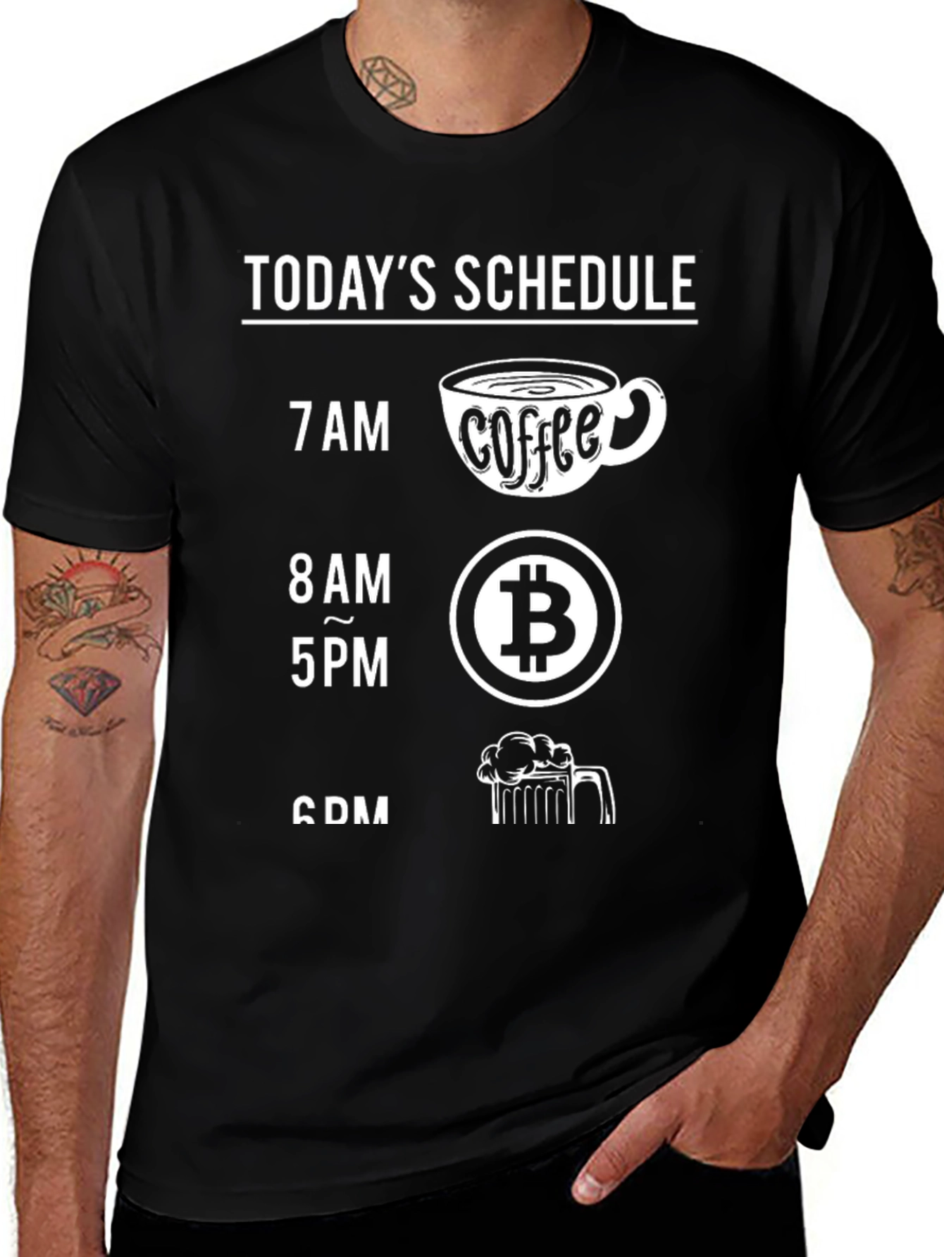 Humorous Todays Schedule T-Shirt