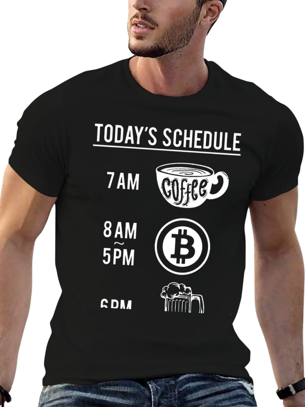 Humorous Todays Schedule T-Shirt