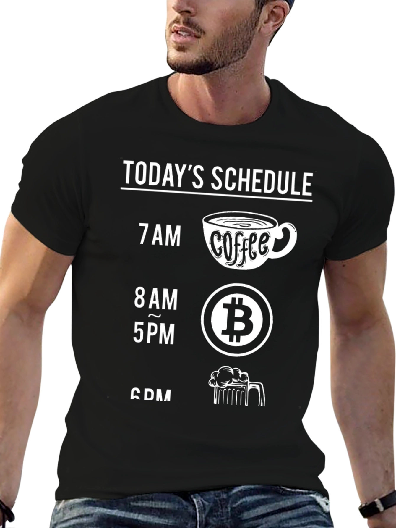 Humorous Todays Schedule T-Shirt