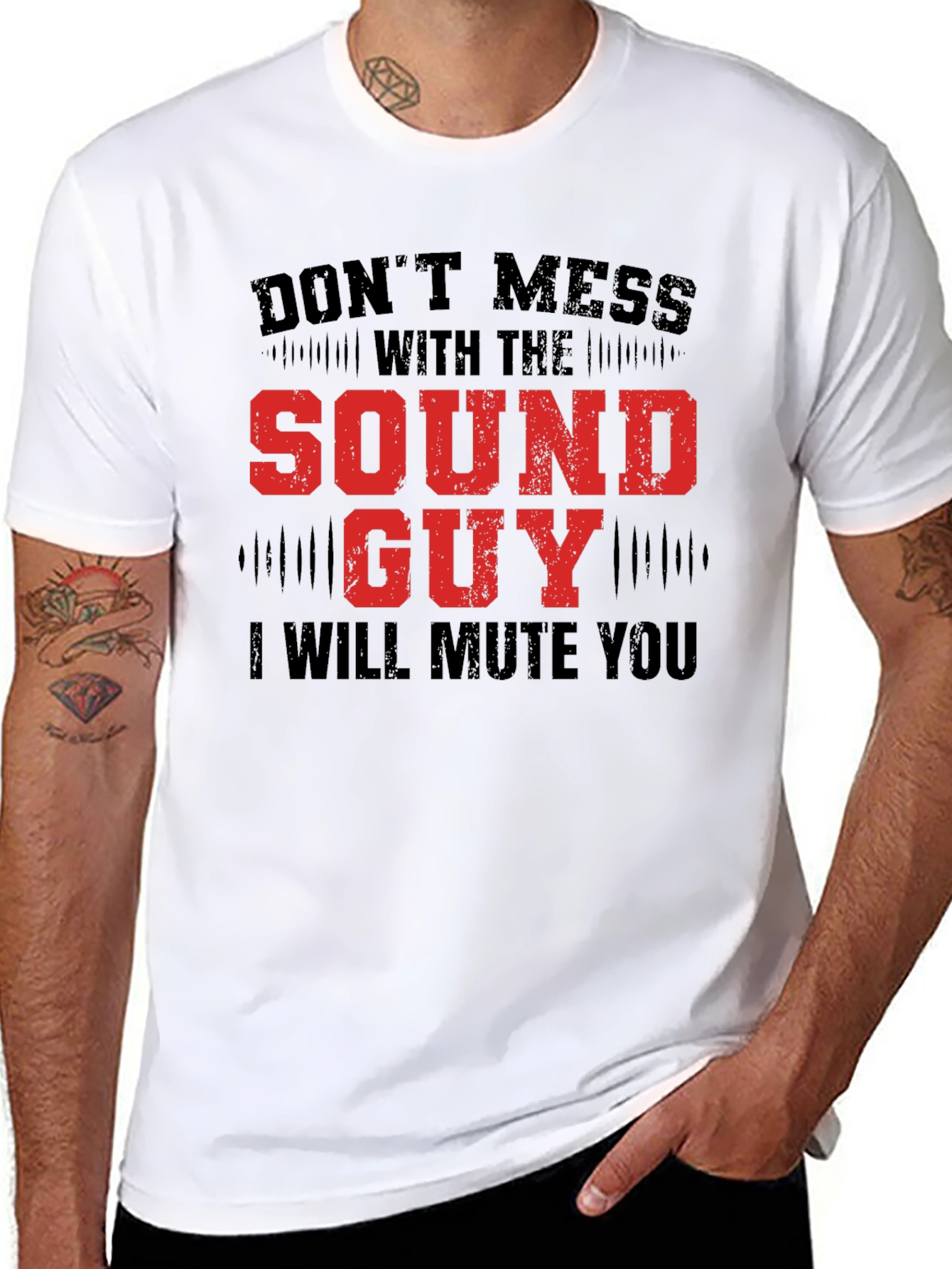 Dont Mess with the Sound Guy Graphic Tee