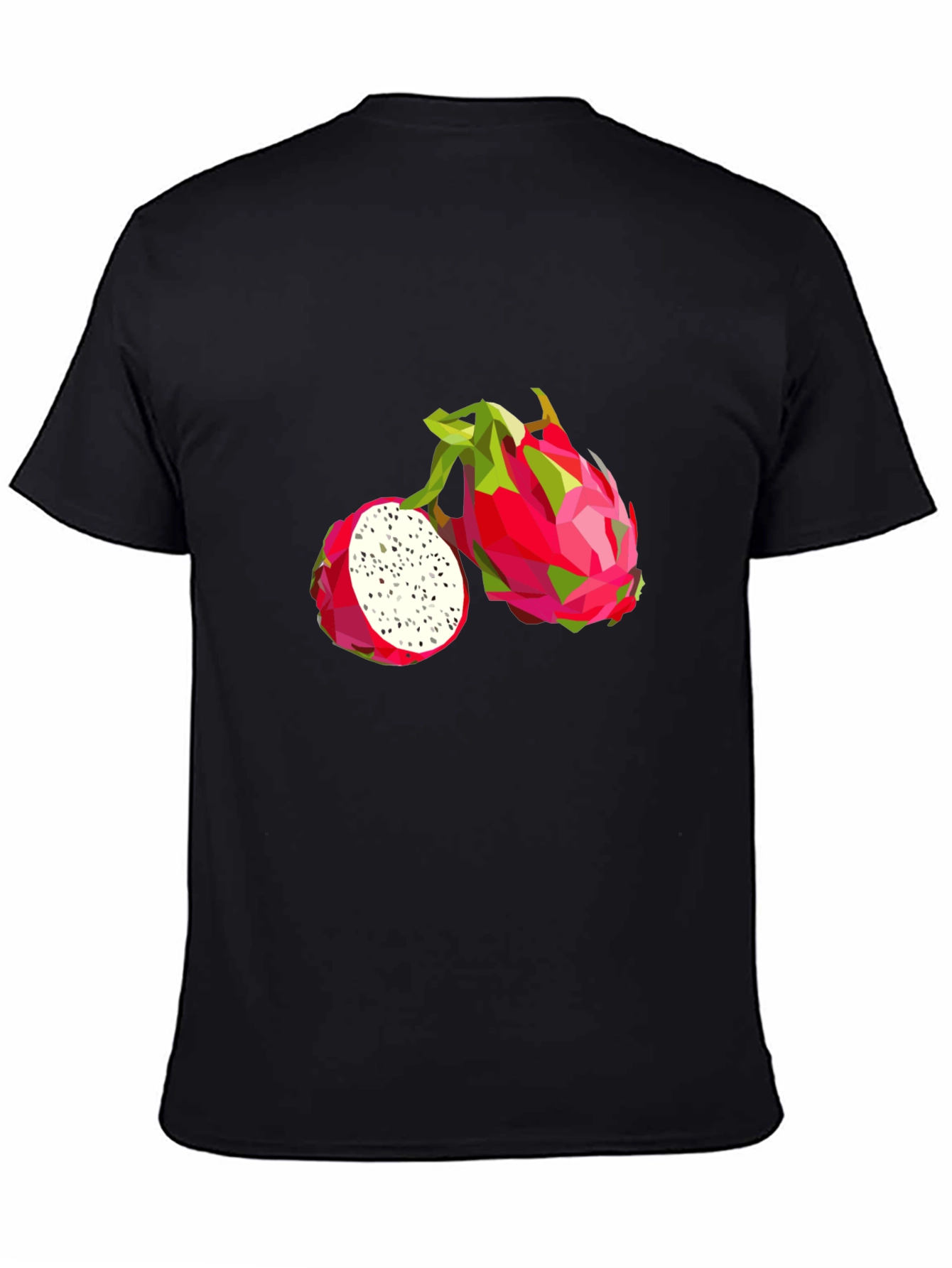 Dragon Fruit Graphic Tee - Modern Geometric Print