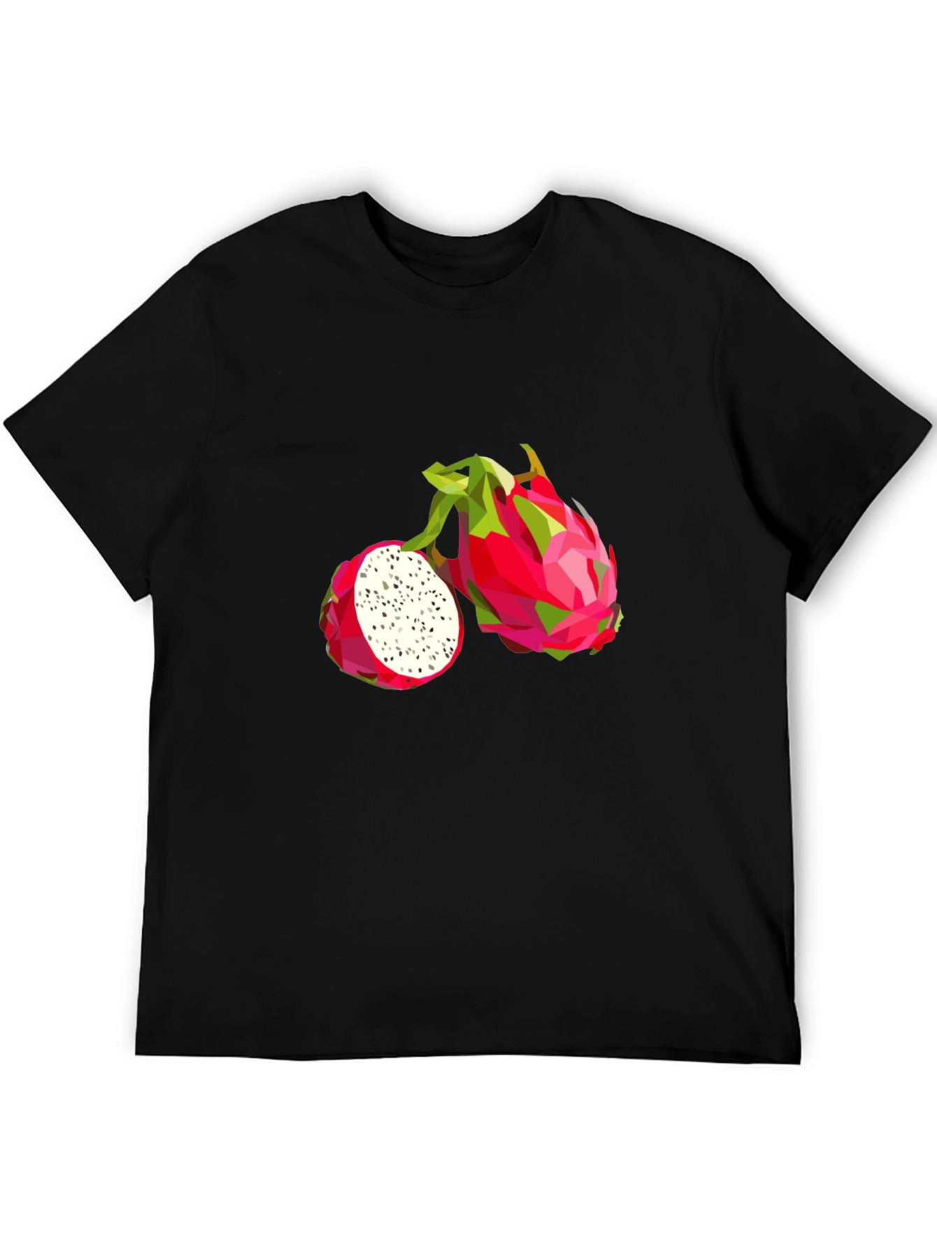 Dragon Fruit Graphic Tee - Modern Geometric Print