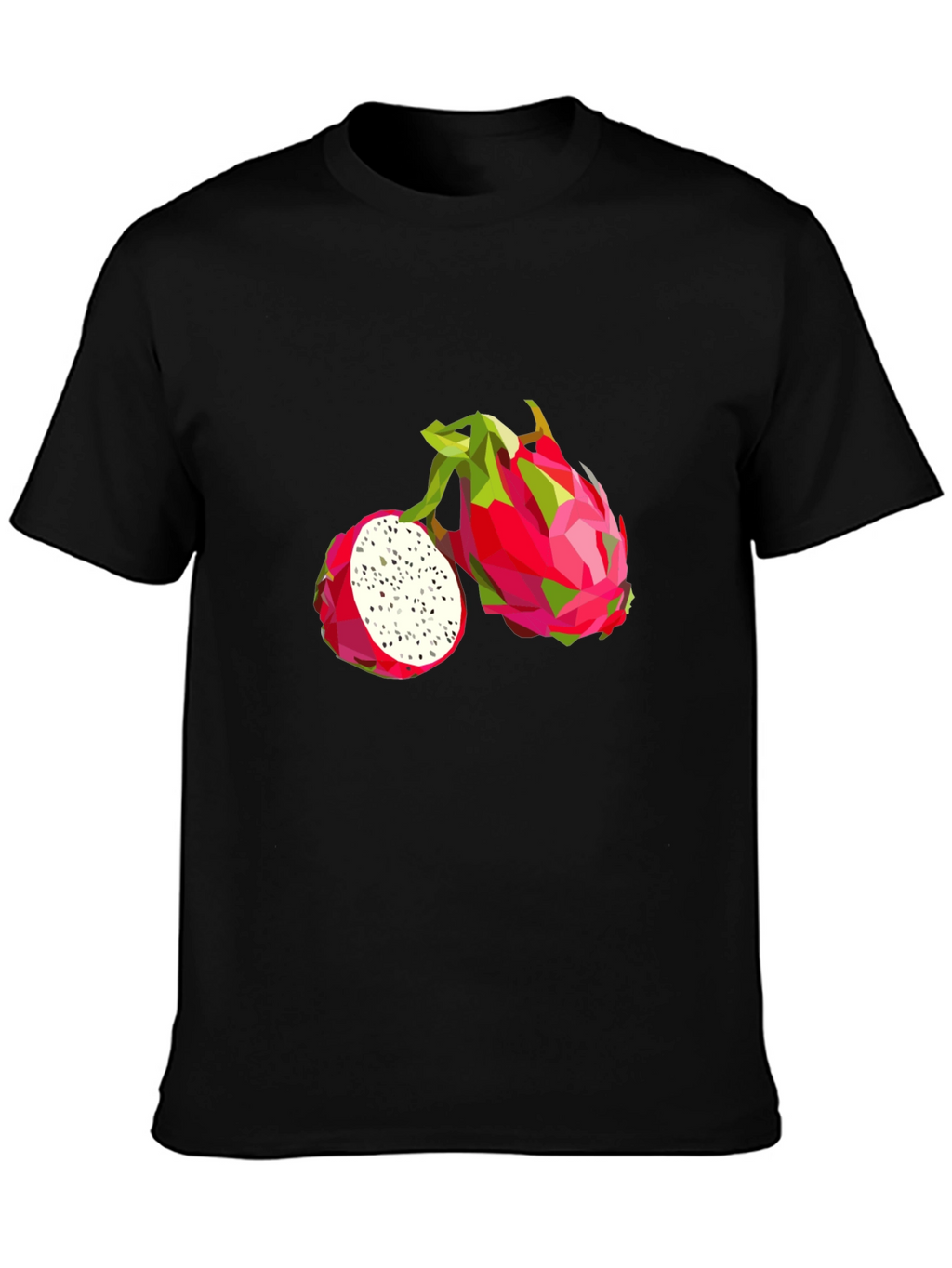 Dragon Fruit Graphic Tee - Modern Geometric Print