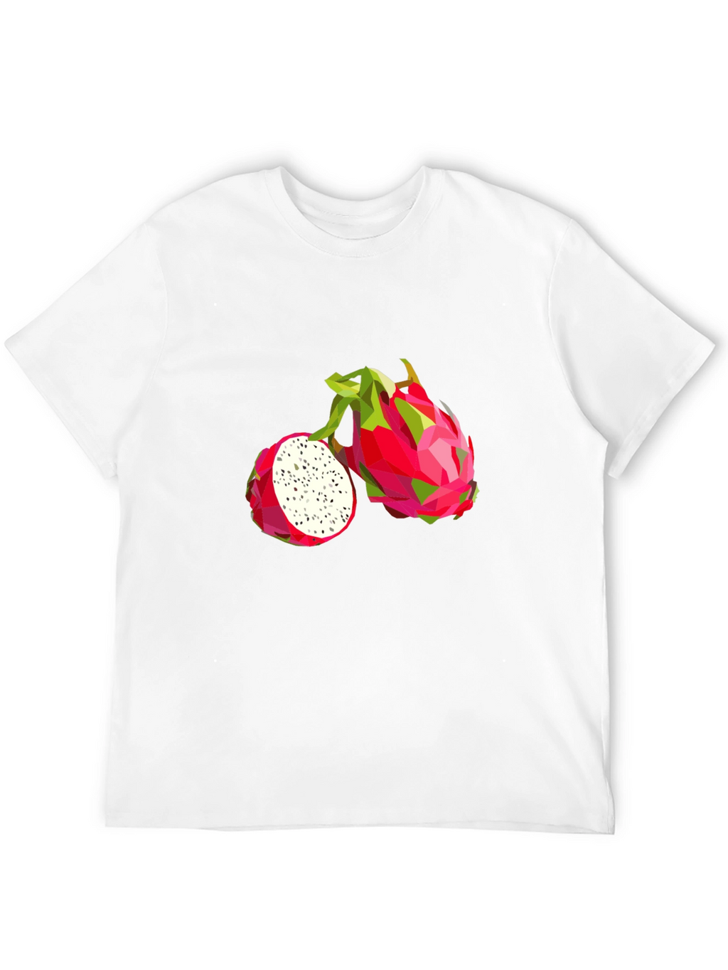 Dragon Fruit Graphic Tee - Modern Geometric Print