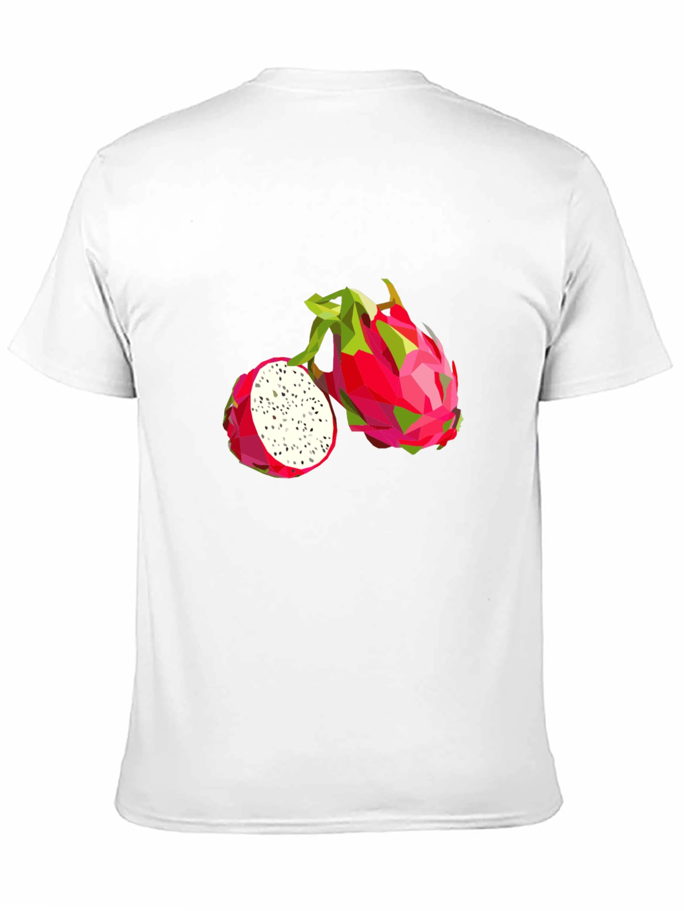 Dragon Fruit Graphic Tee - Modern Geometric Print