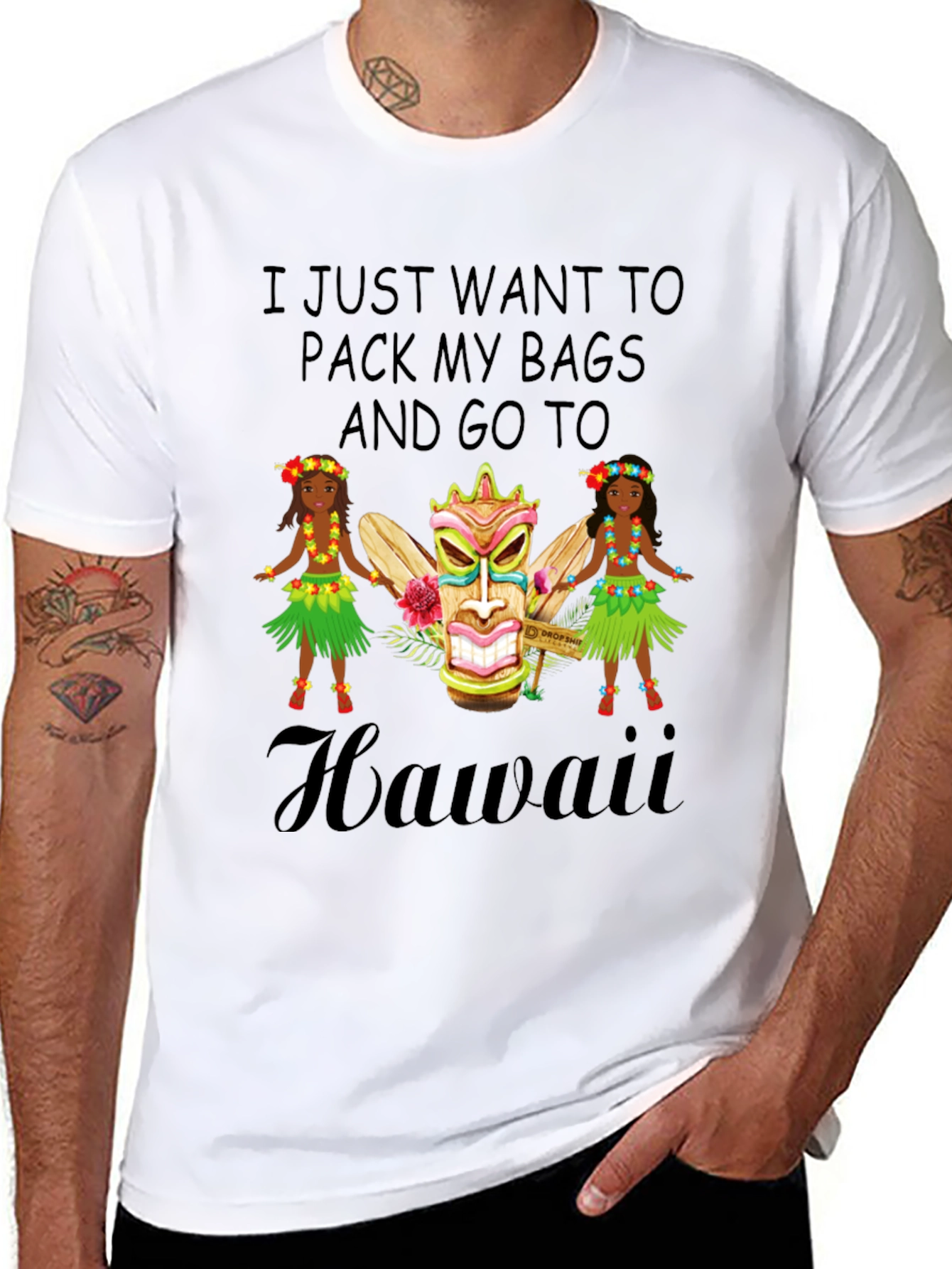 Hawaii Graphic T-Shirt - Pack My Bags