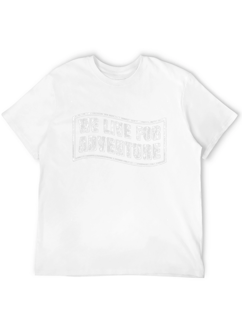 We Live For Adventure Graphic Tee - Black