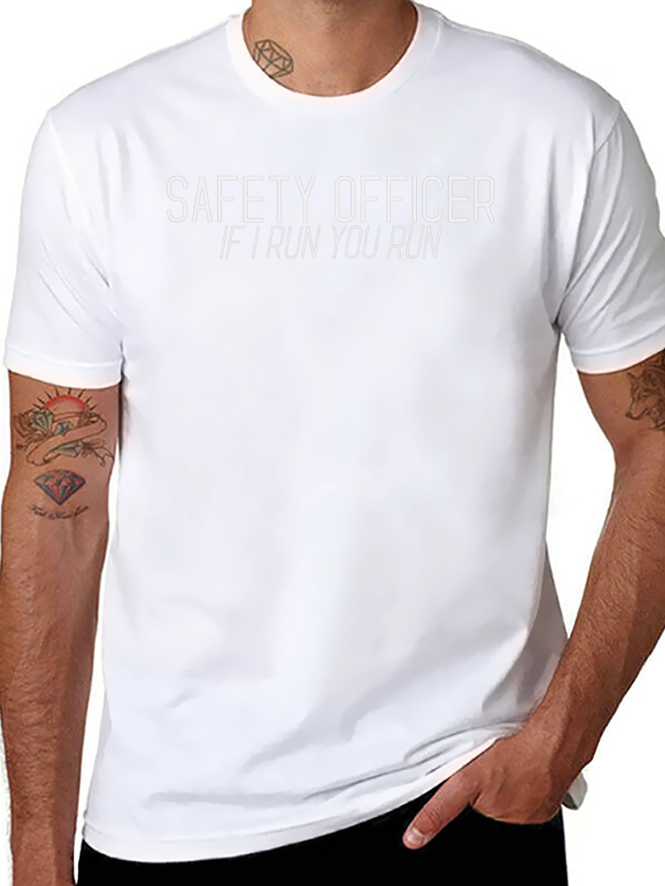 Safety Officer Funny Graphic T-Shirt