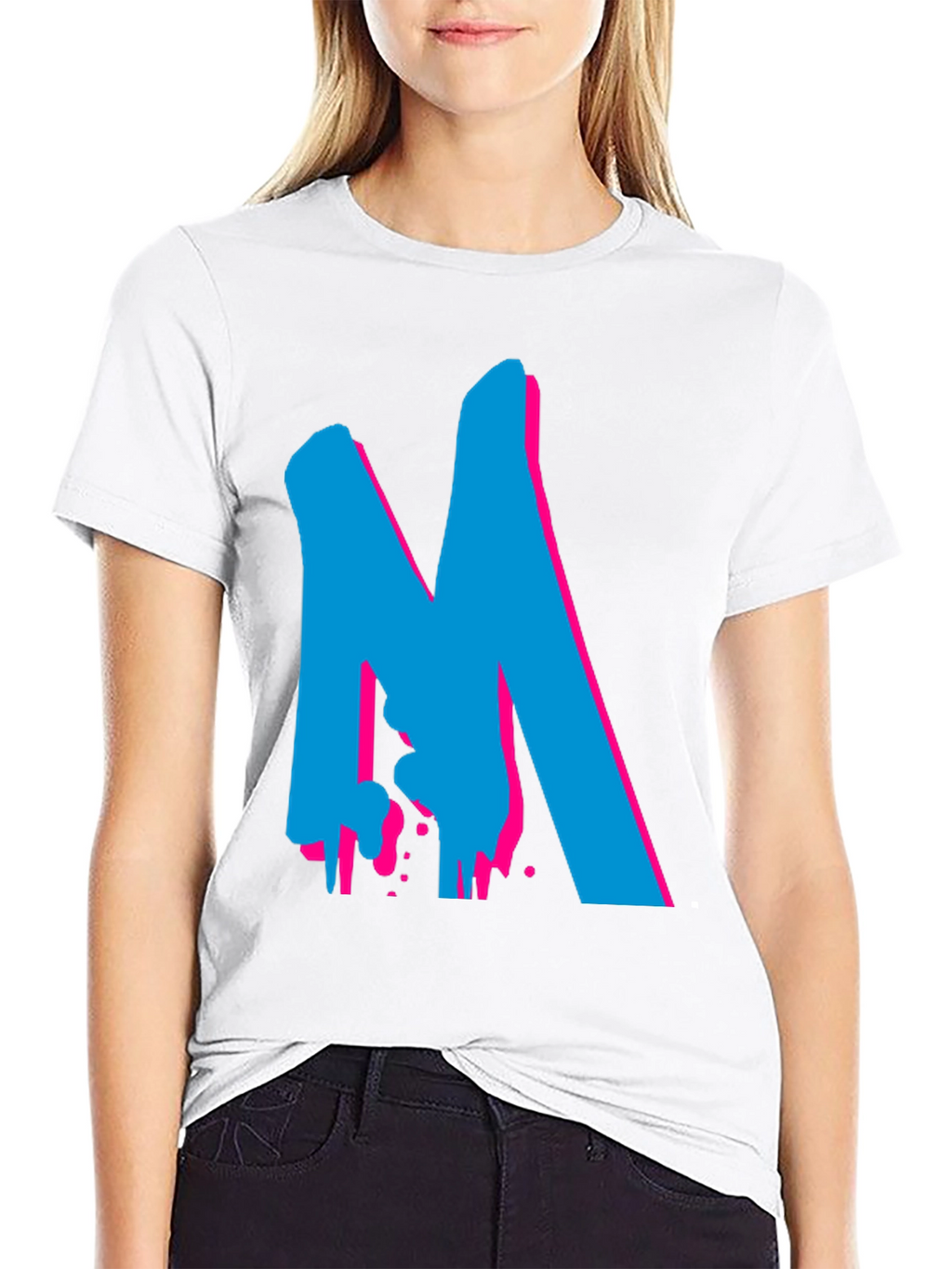 Bold Graphic Tee - M Design - Black