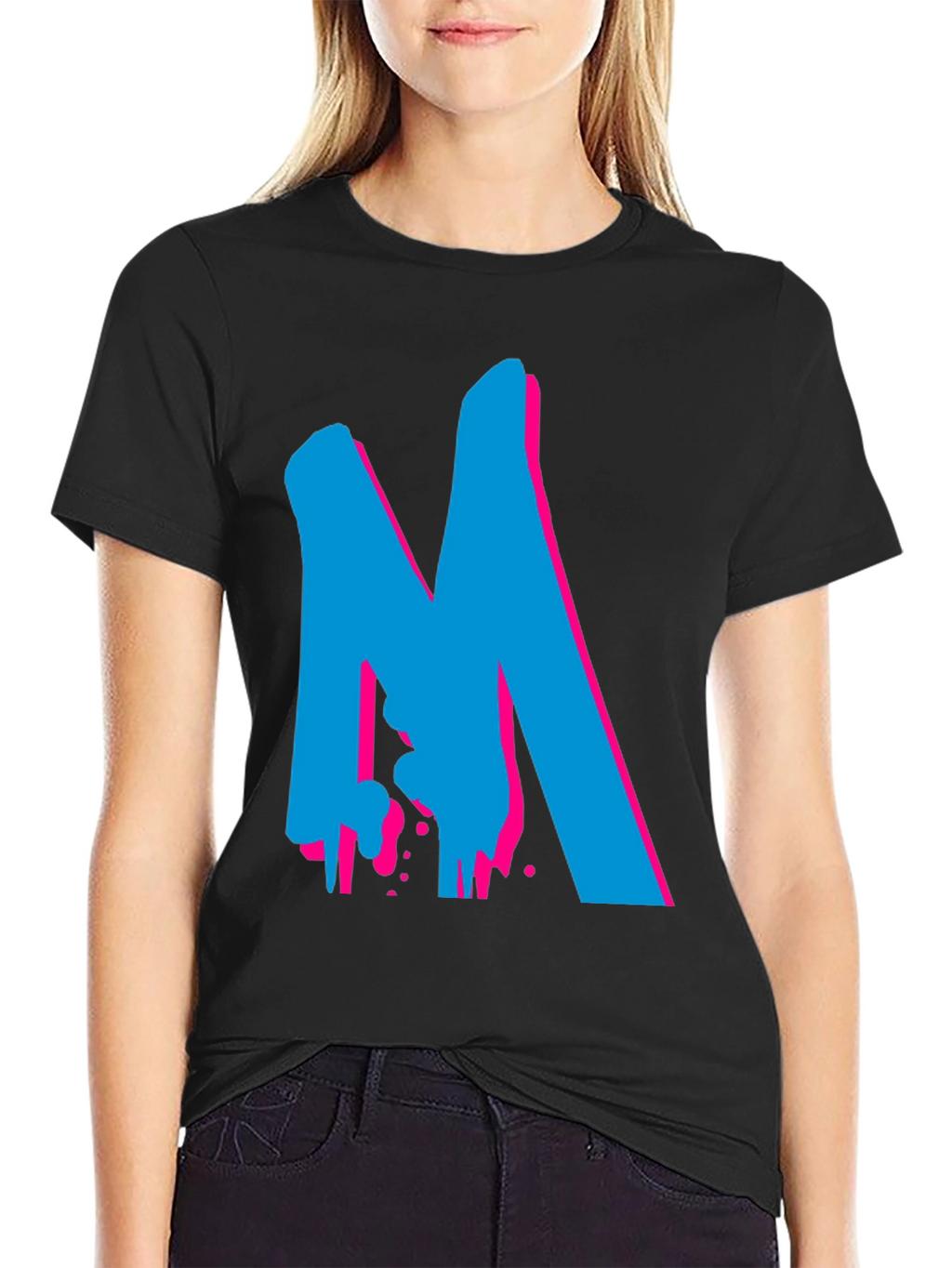 Bold Graphic Tee - M Design - Black