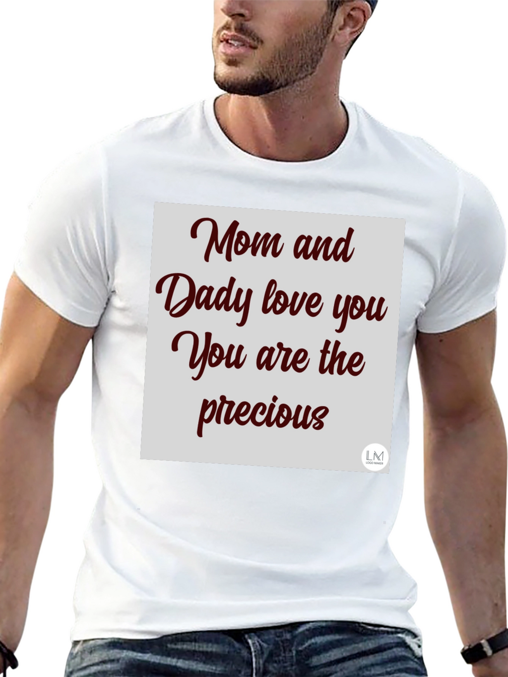 Mom and Daddy Love You Graphic T-Shirt