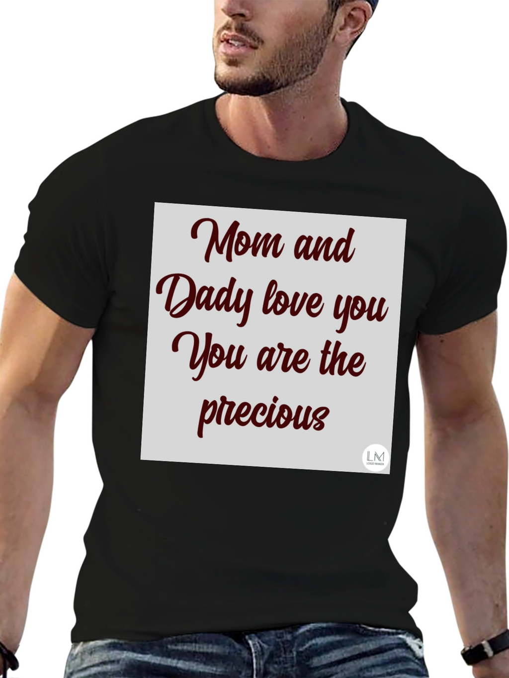 Mom and Daddy Love You Graphic T-Shirt
