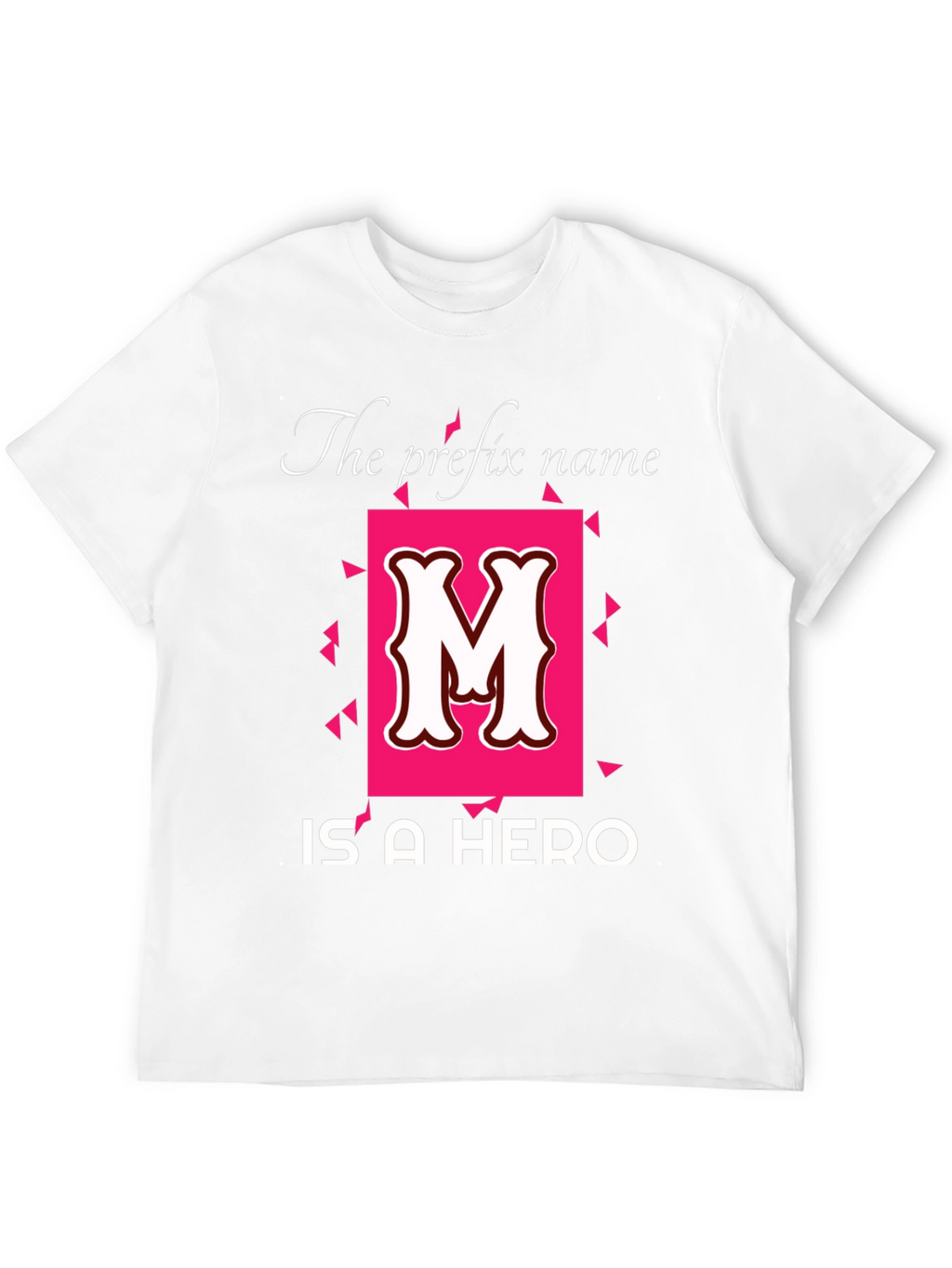 Heroic Initial M Black T-Shirt