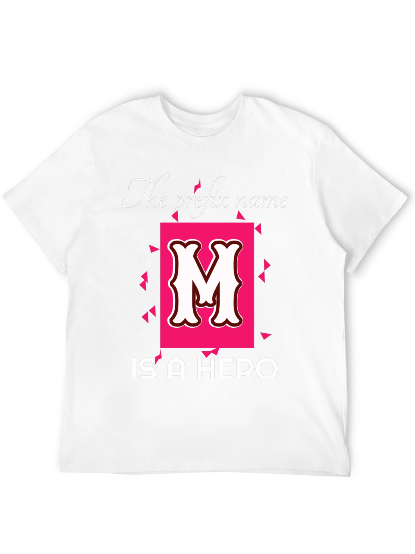 Heroic Initial M Black T-Shirt