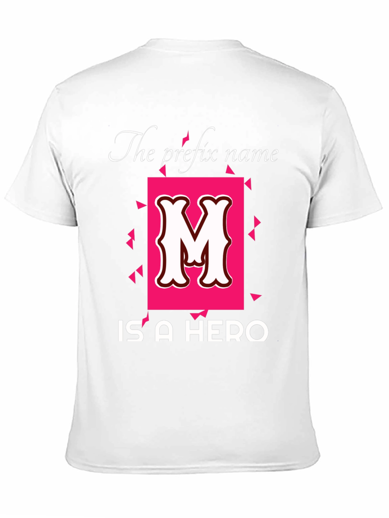 Heroic Initial M Black T-Shirt