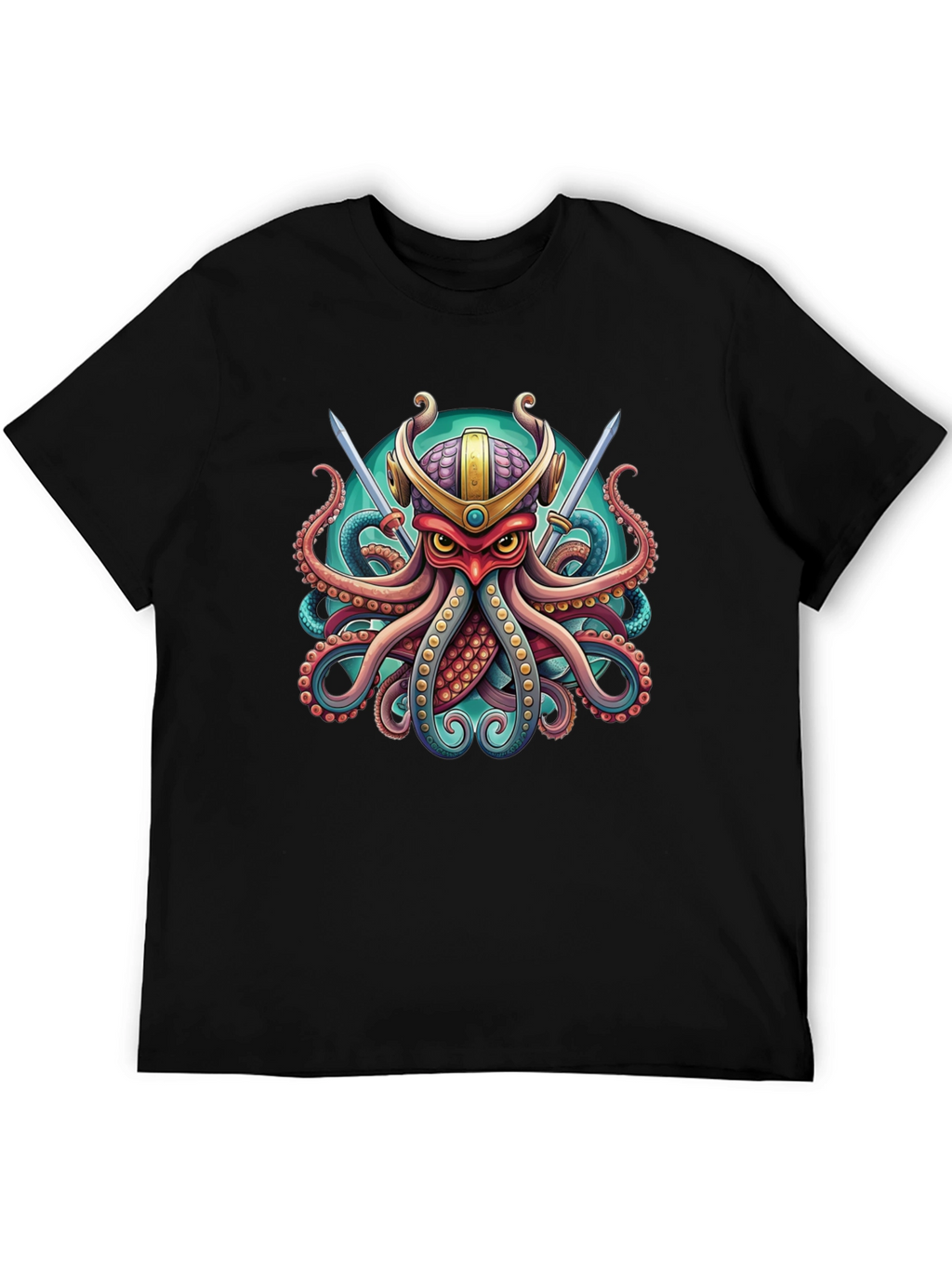Samurai Octopus Graphic Tee