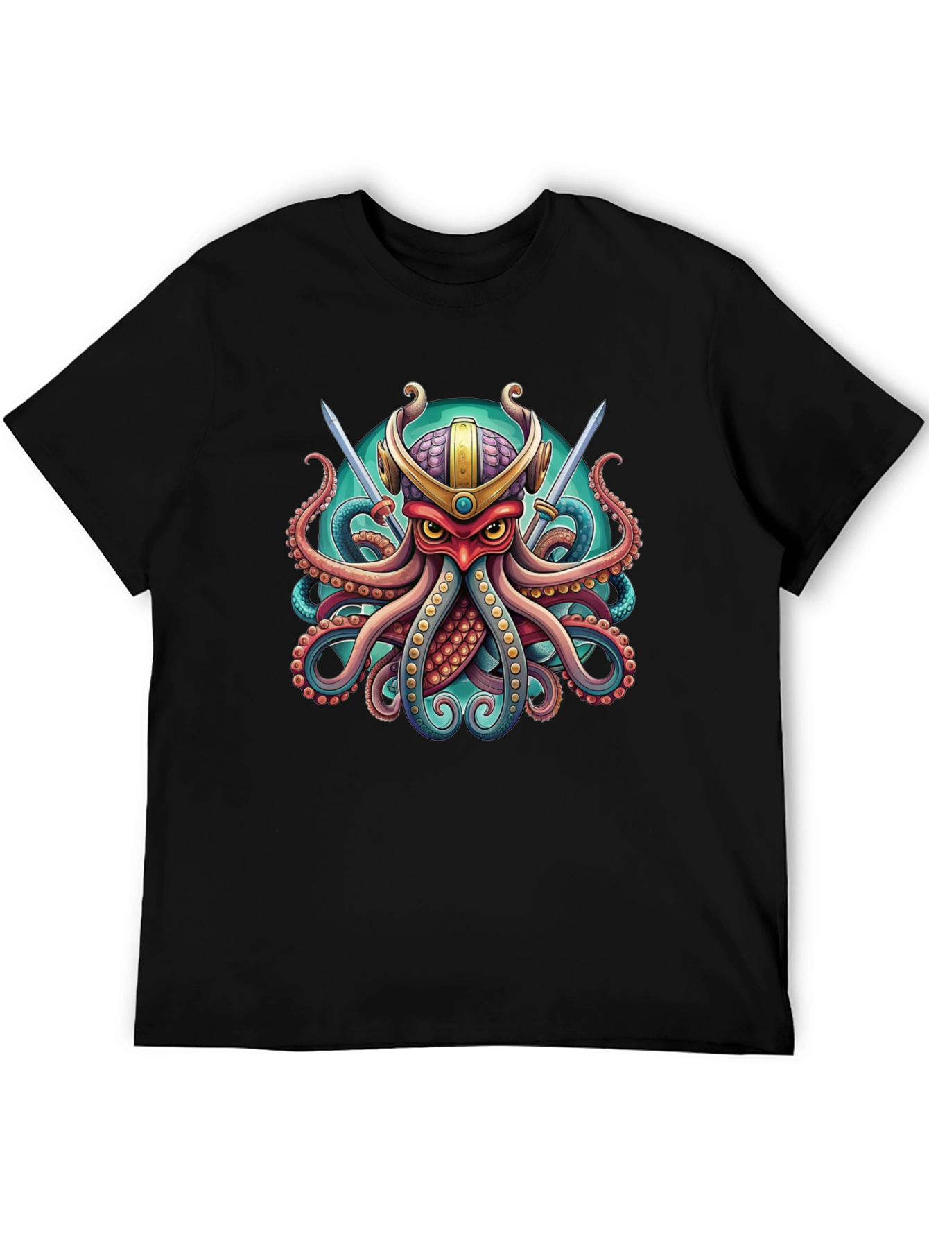 Samurai Octopus Graphic Tee