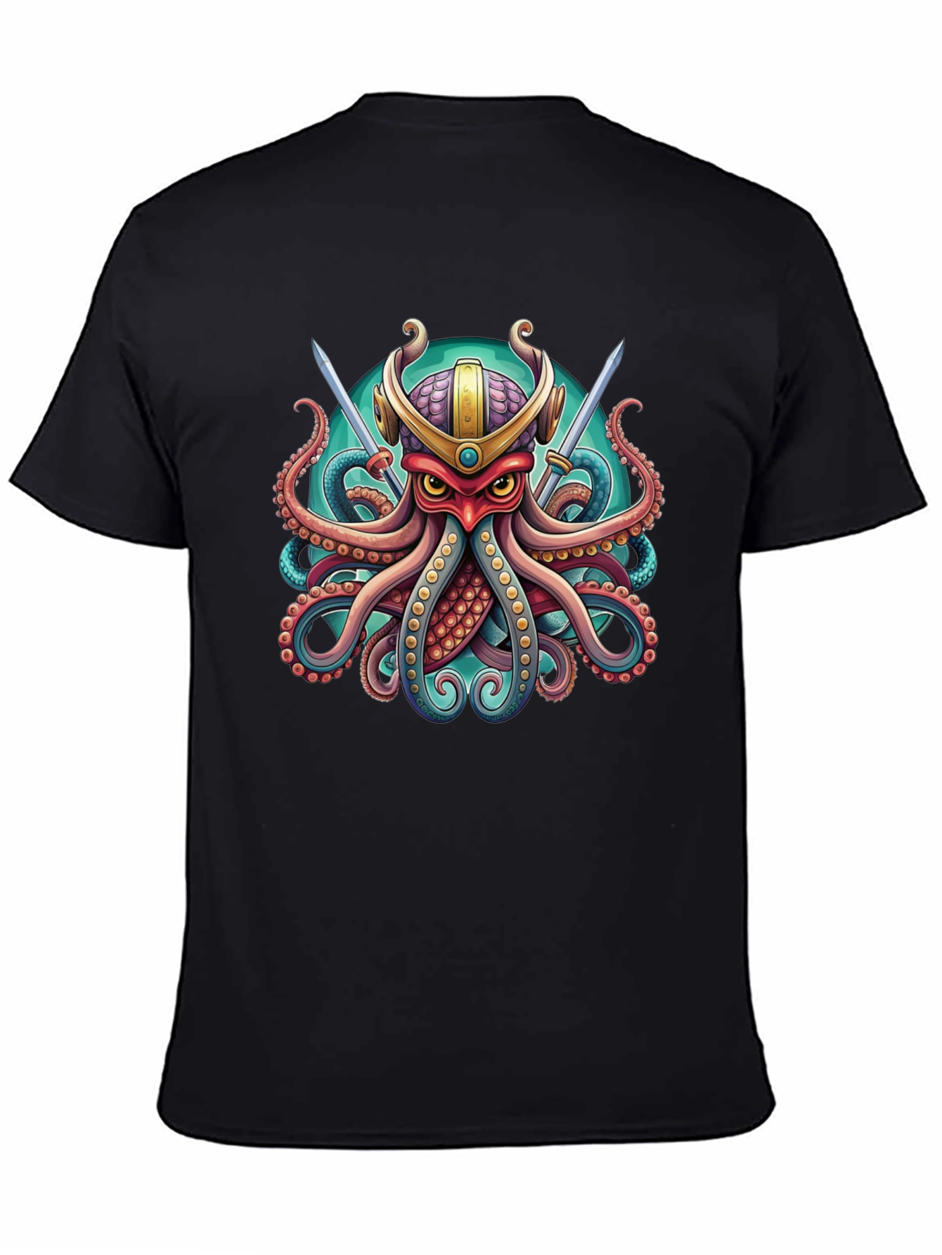 Samurai Octopus Graphic Tee