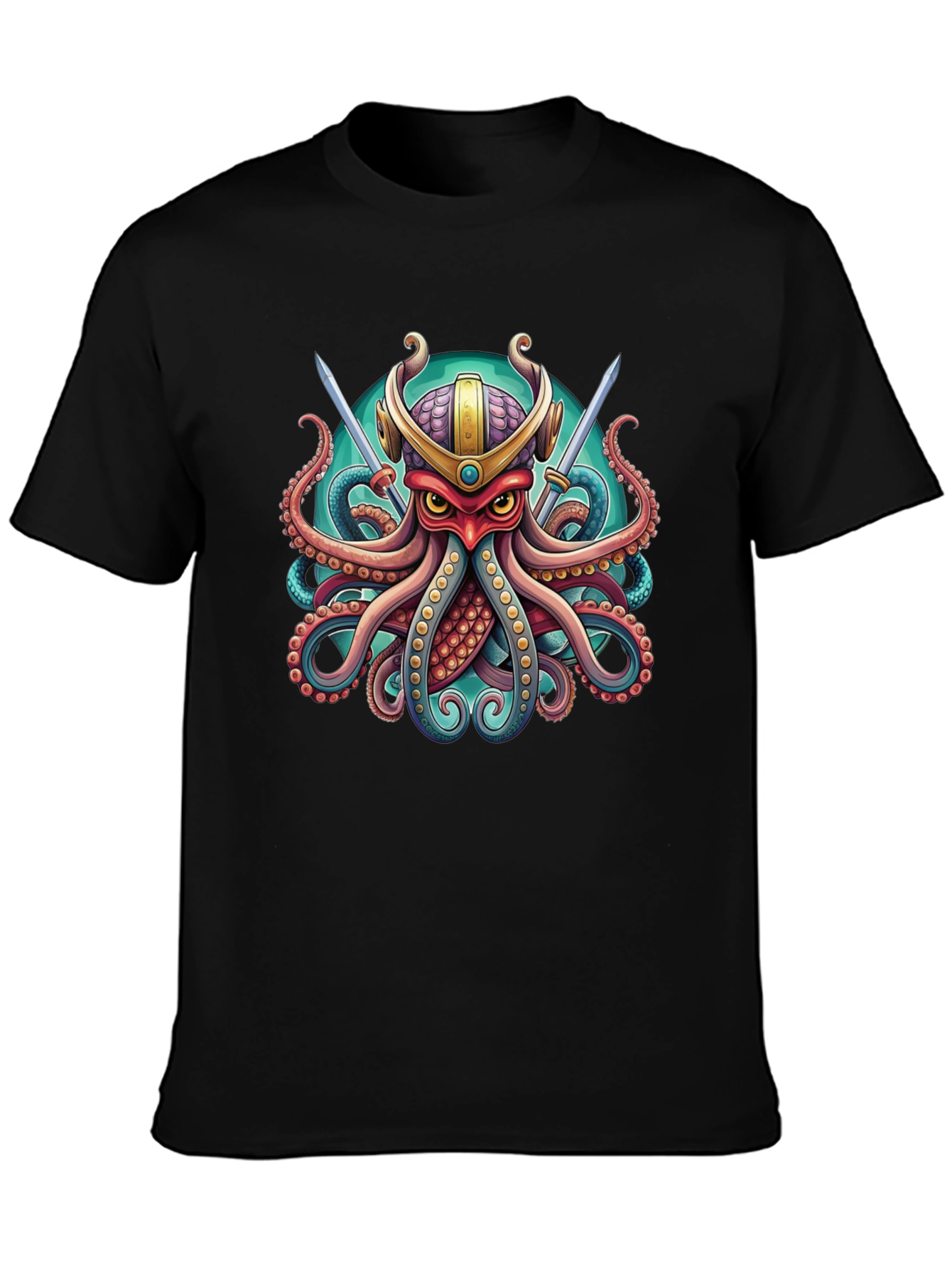 Samurai Octopus Graphic Tee