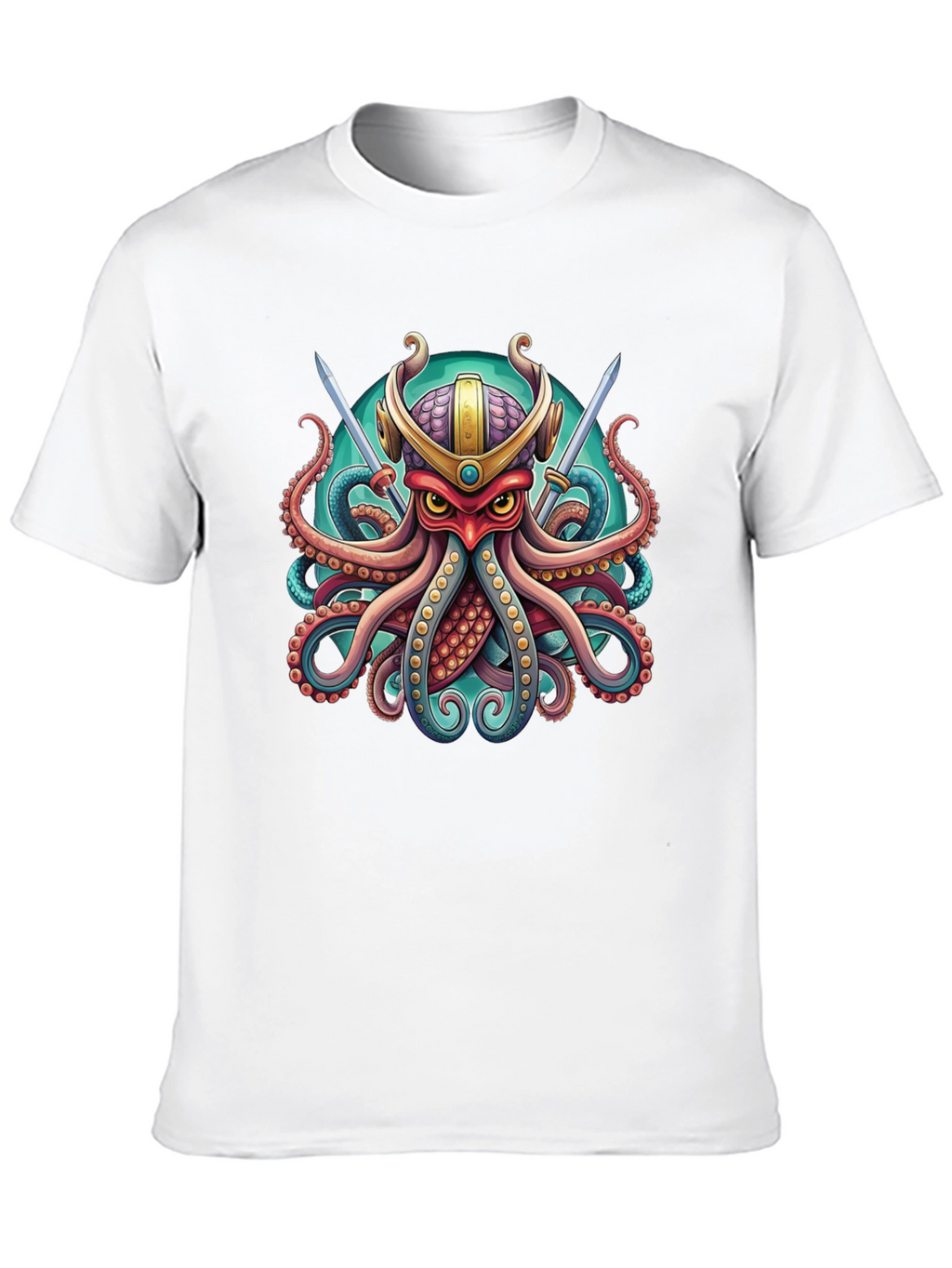 Samurai Octopus Graphic Tee