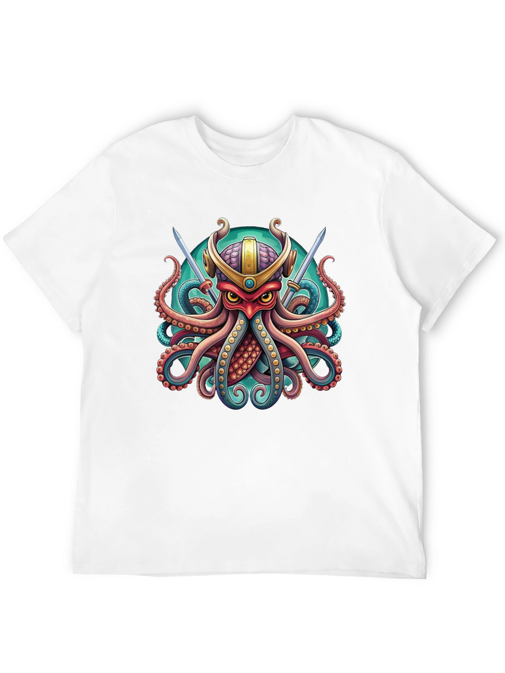 Samurai Octopus Graphic Tee
