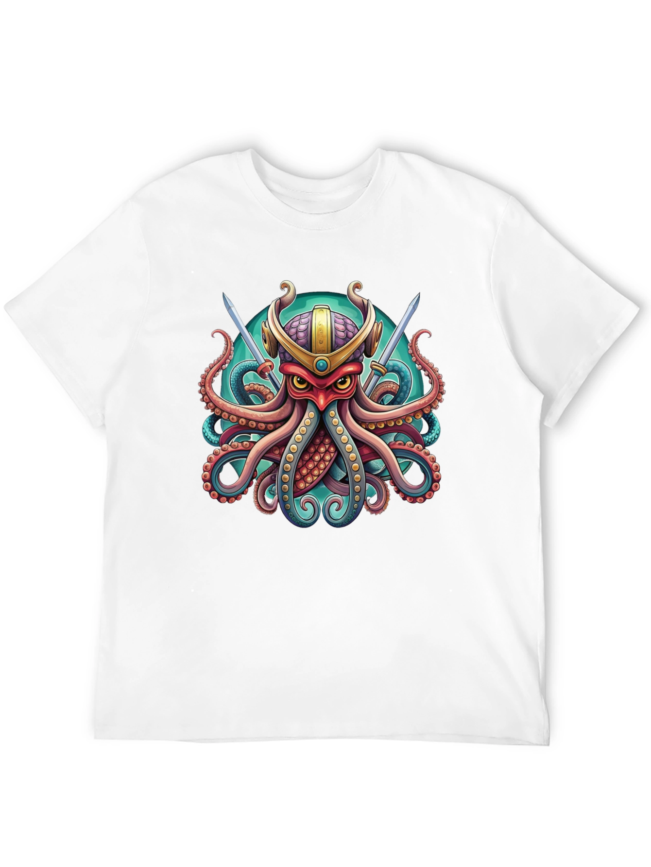 Samurai Octopus Graphic Tee