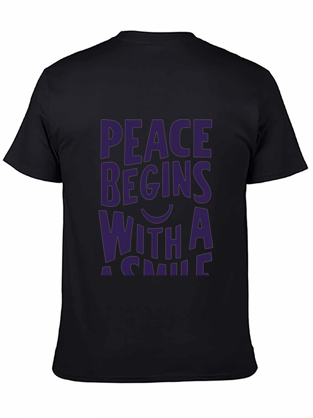 Peace Begins With a Smile Graphic Tee