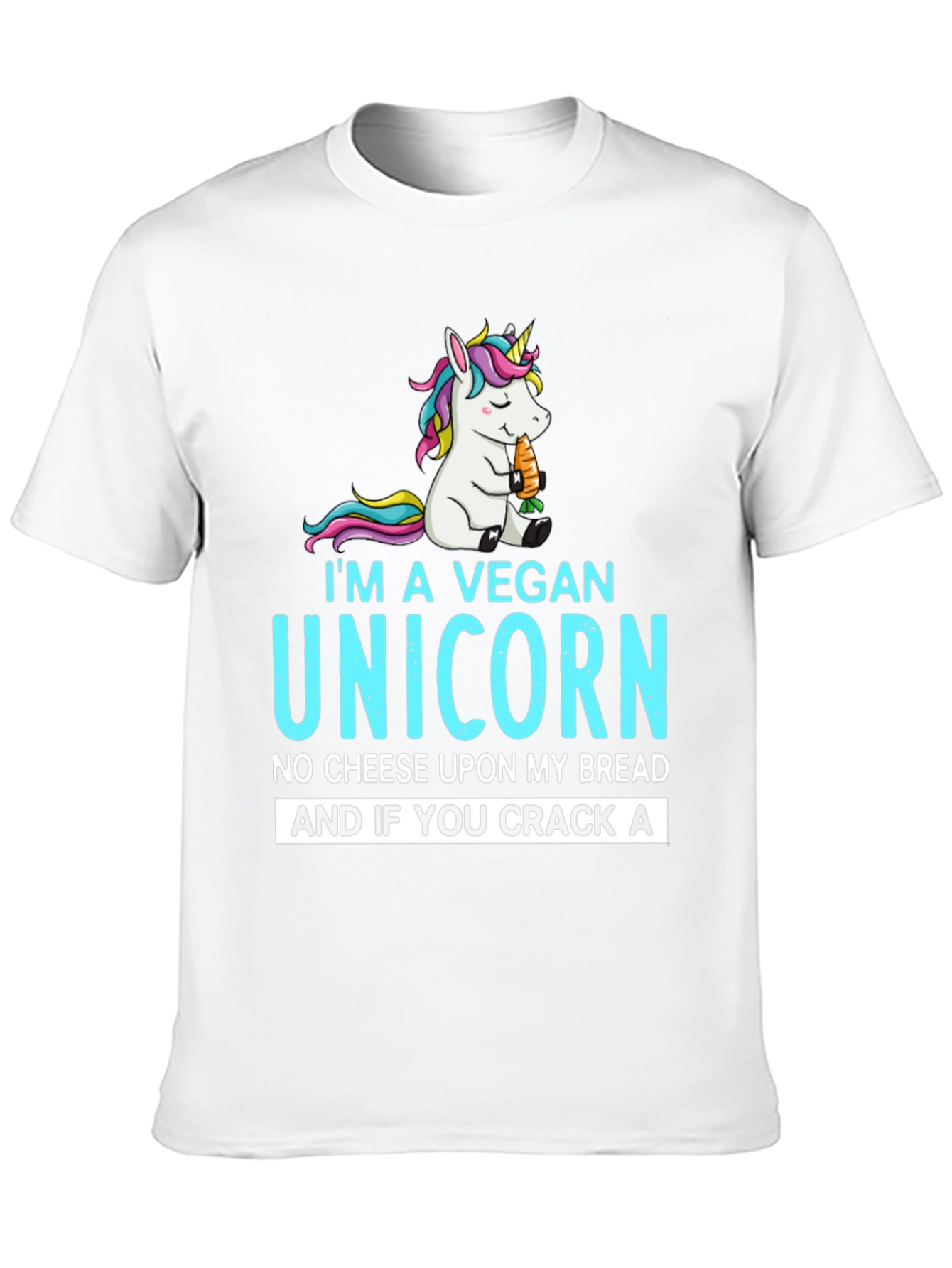 Vegan Unicorn Graphic Tee - Unisex