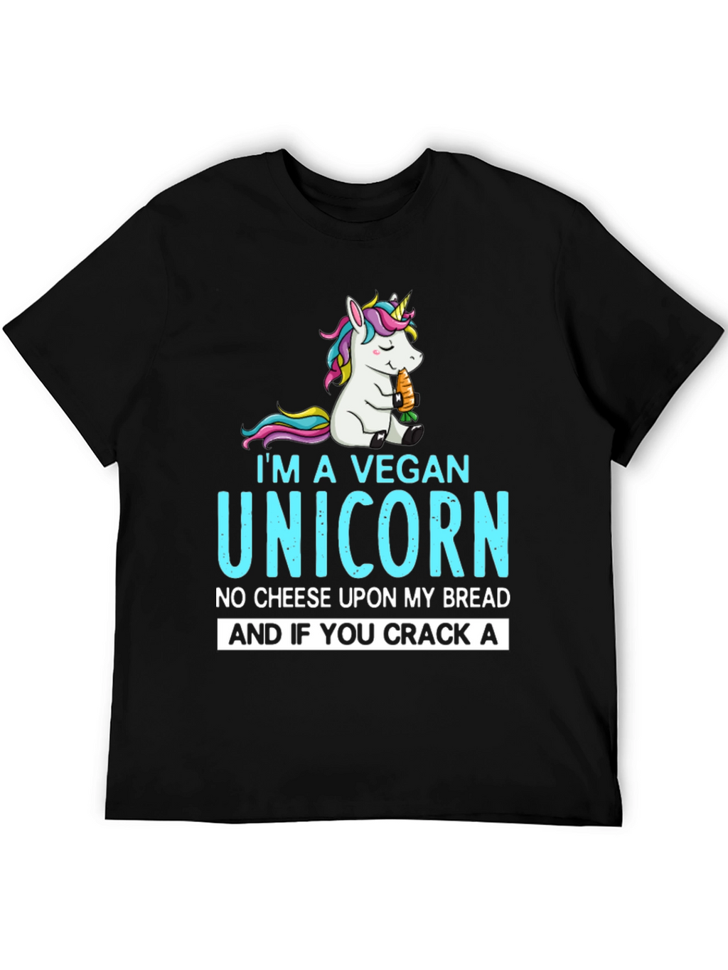 Vegan Unicorn Graphic Tee - Unisex