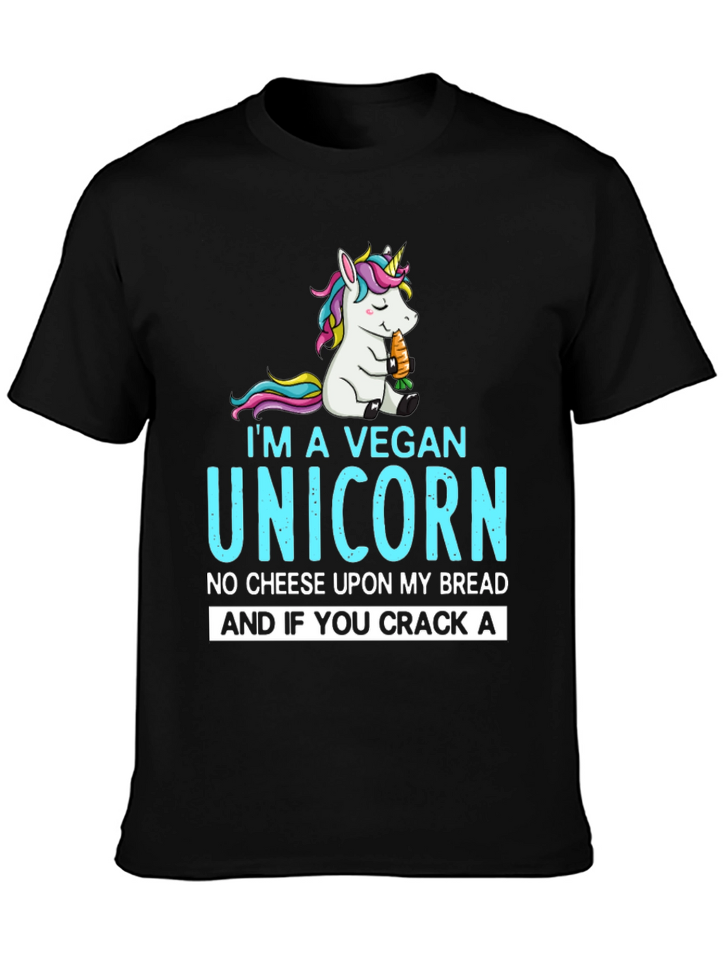 Vegan Unicorn Graphic Tee - Unisex