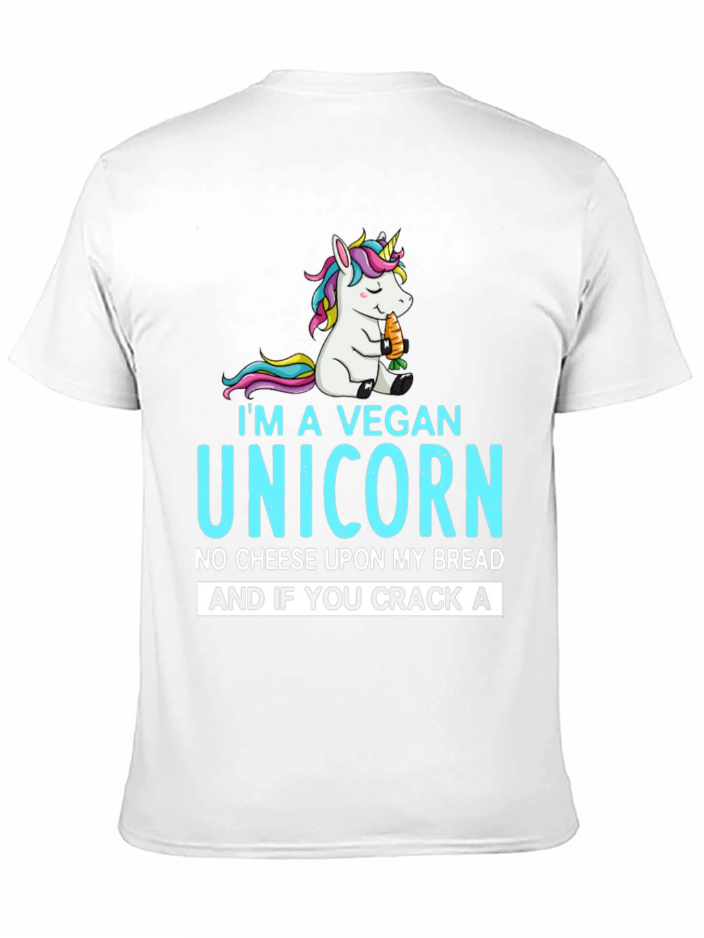 Vegan Unicorn Graphic Tee - Unisex