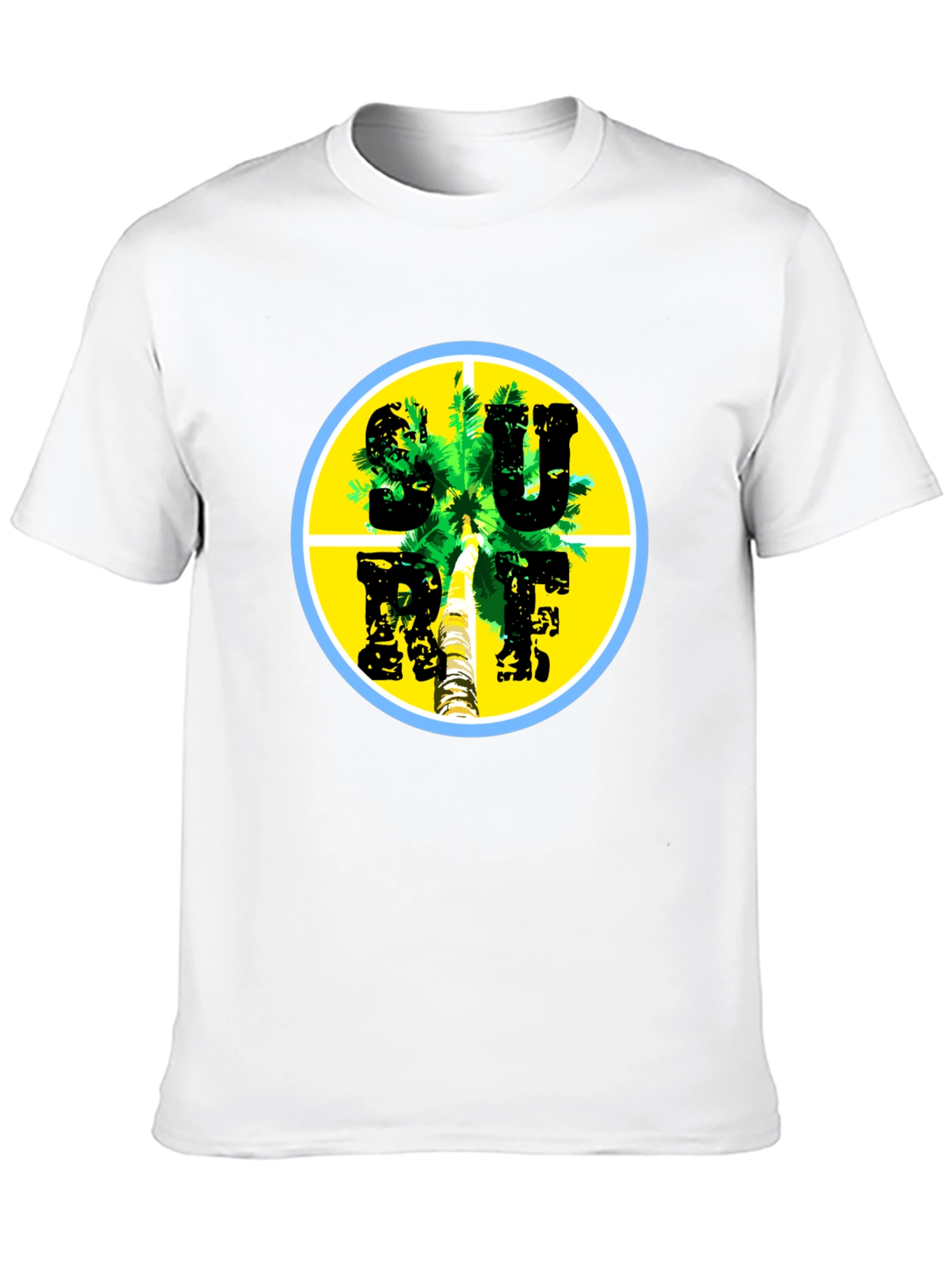 Surf Palm Tee - Tropical Vibes