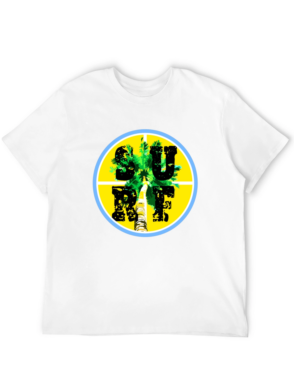 Surf Palm Tee - Tropical Vibes
