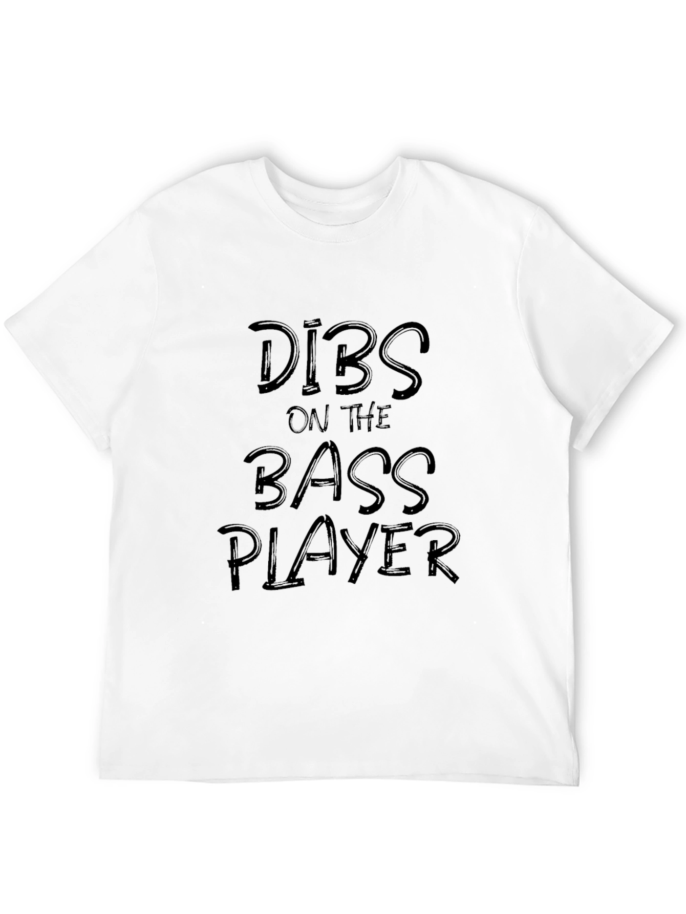 Dibs on the Bass Player Black Graphic Tee