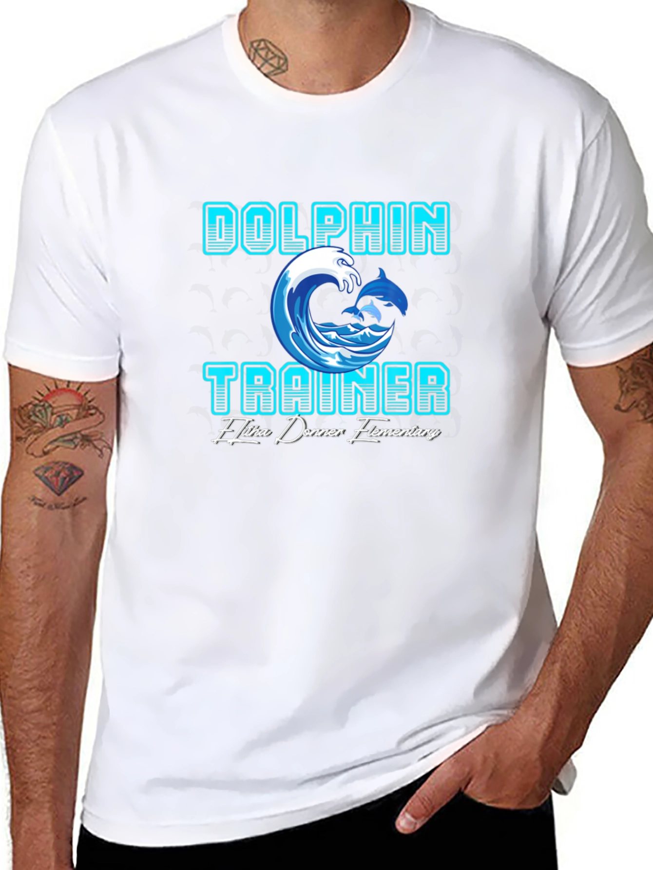 Dolphin Trainer T-Shirt - Elitha Donner Elementary