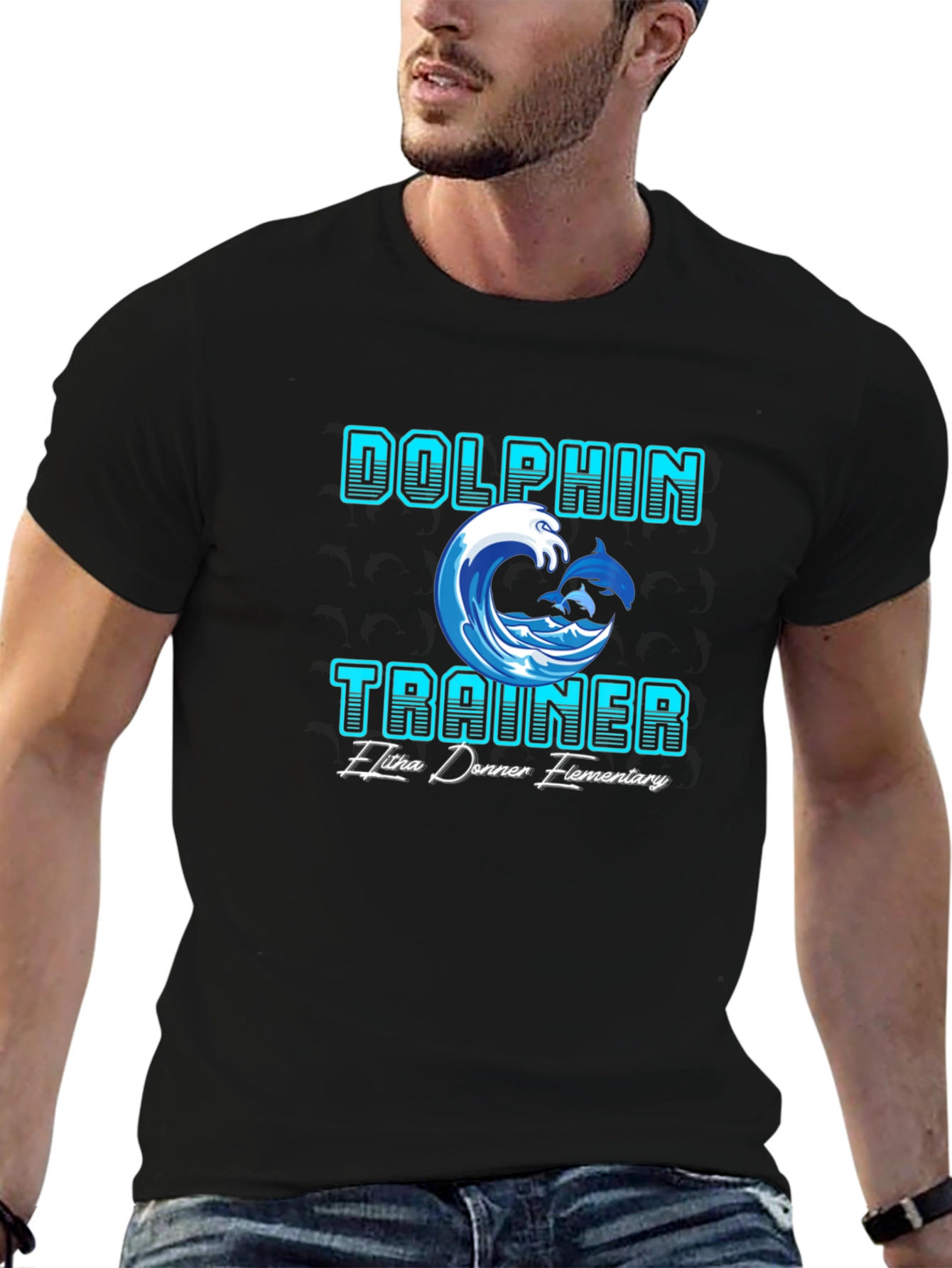 Dolphin Trainer T-Shirt - Elitha Donner Elementary