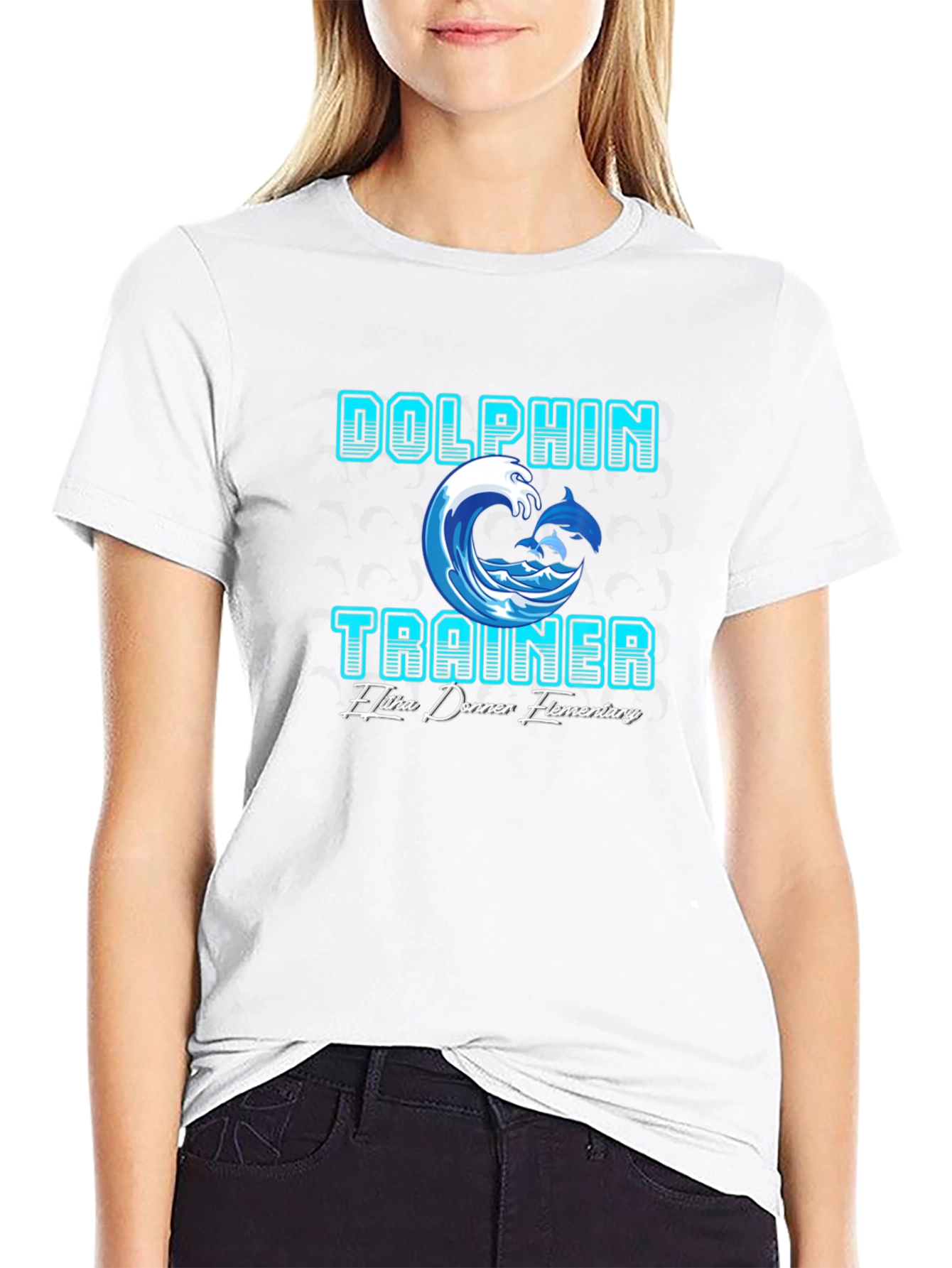Dolphin Trainer T-Shirt - Elitha Donner Elementary