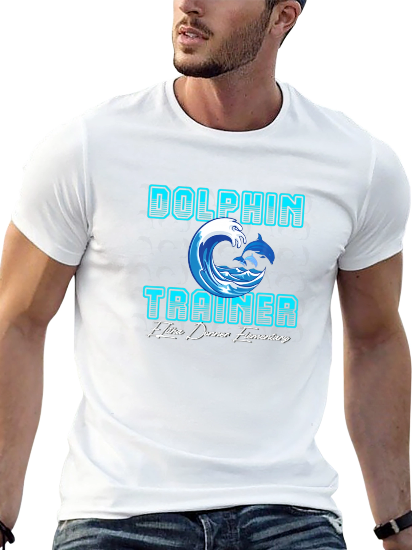 Dolphin Trainer T-Shirt - Elitha Donner Elementary