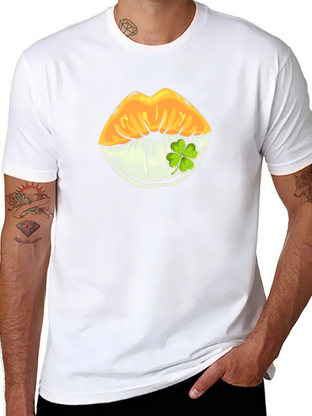Lucky Lips T-Shirt - St. Patricks Day Apparel