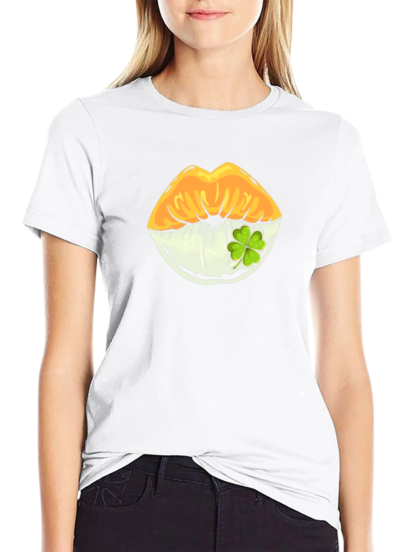 Lucky Lips T-Shirt - St. Patricks Day Apparel
